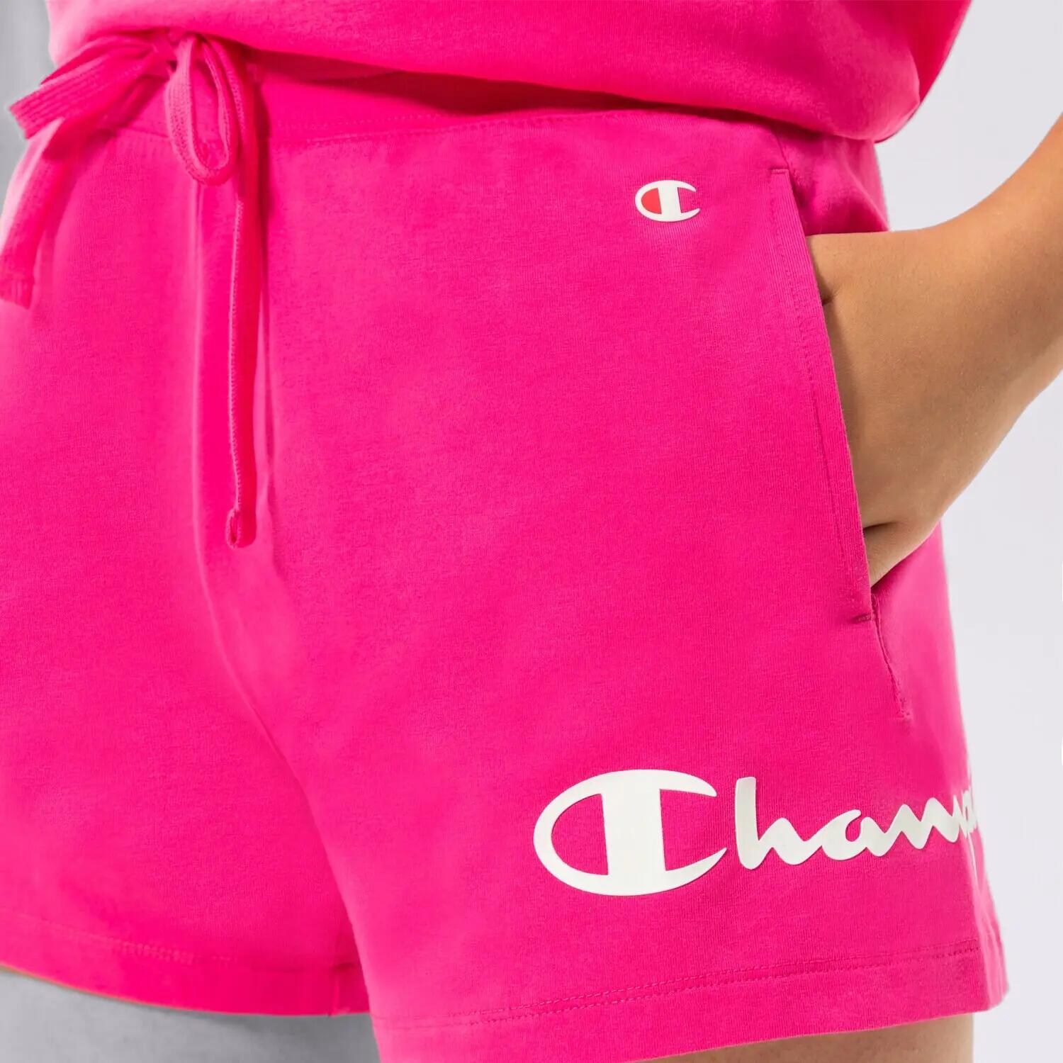 SPODENKI DAMSKIE SPORTOWE CHAMPION-SZORTY SHORTS   KRÓTKIE KOLOR RÓŻOWY 3/6