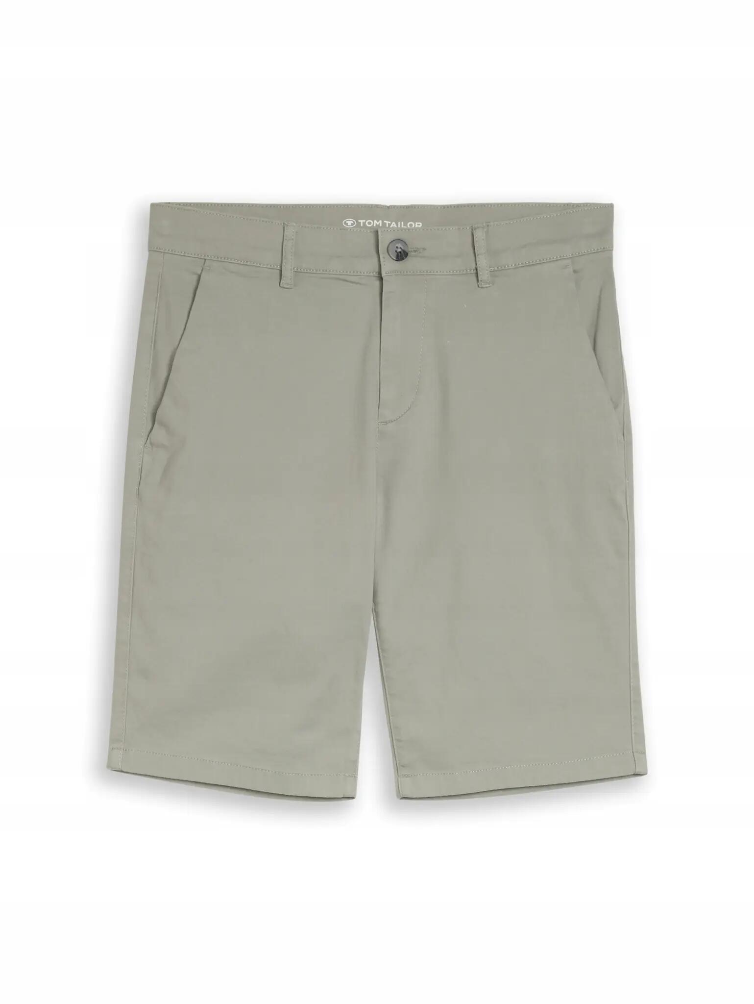 SPODENKI MĘSKIE KRÓTKIE BERMUDY TOM TAILOR SLIM CHINO OLIWKOWE 2/7