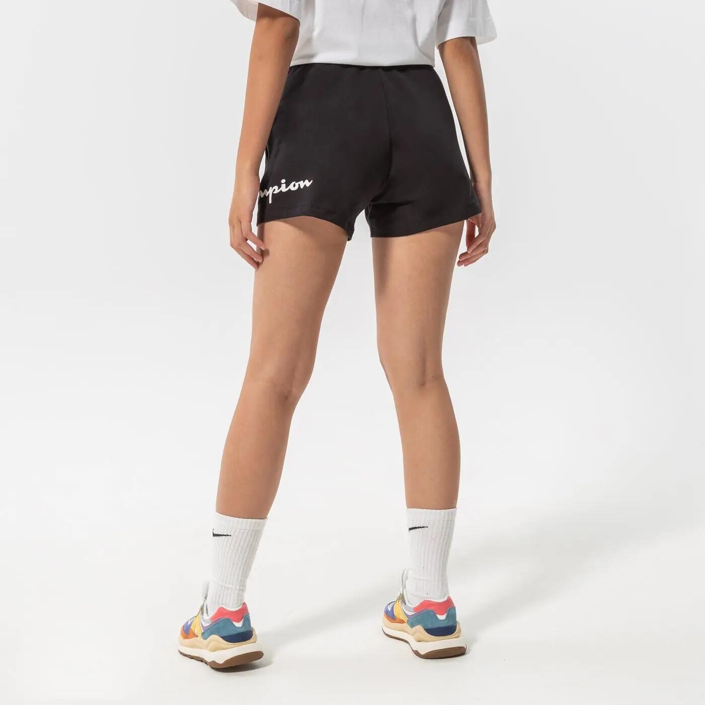SPODENKI DAMSKIE SPORTOWE CHAMPION-SZORTY SHORTS   KRÓTKIE KOLOR CZARNY 2/6