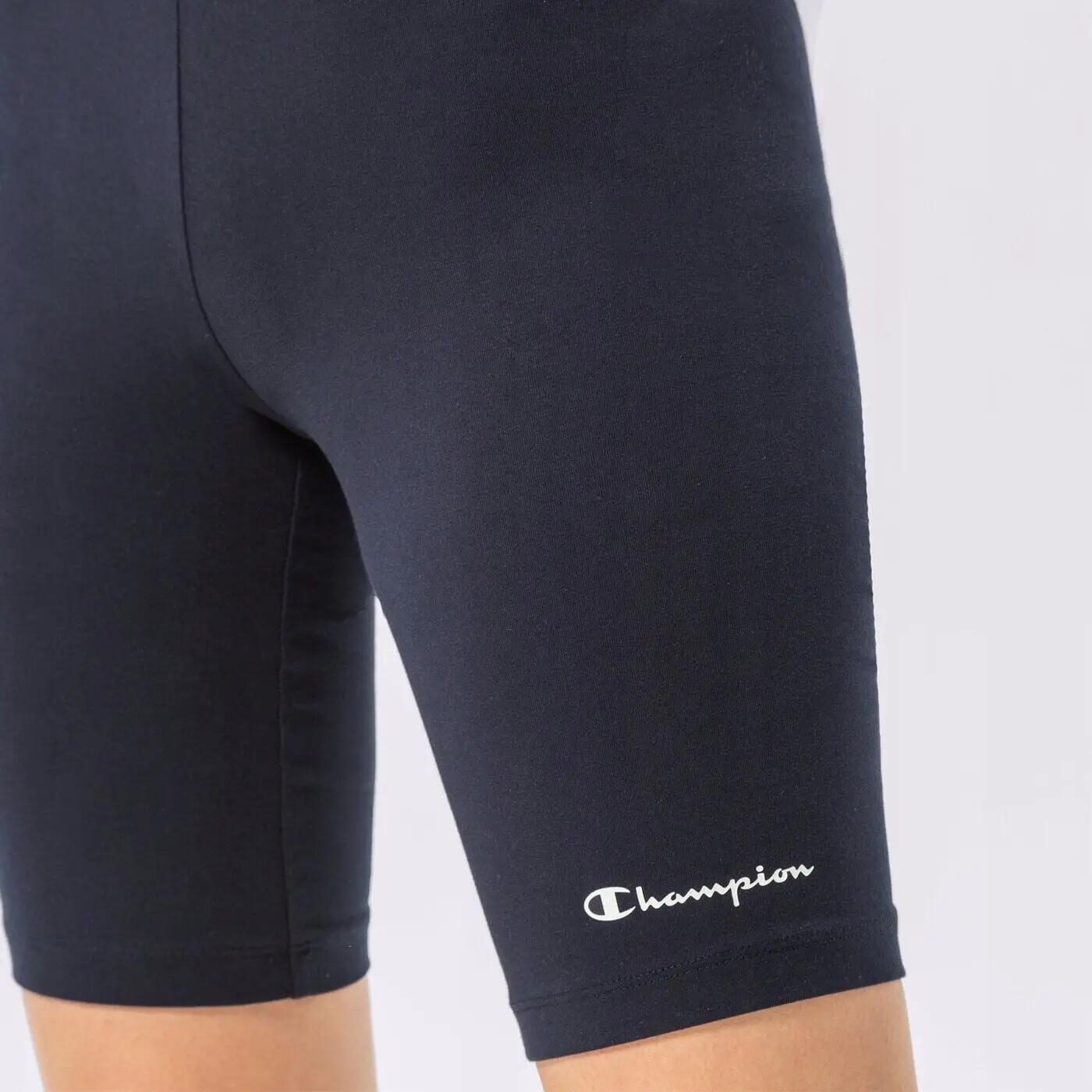 SPODENKI DAMSKIE SPORTOWE CHAMPION-SZORTY BIKE TRUNK  PRZED KOLANO NIEBIESKIE 3/6