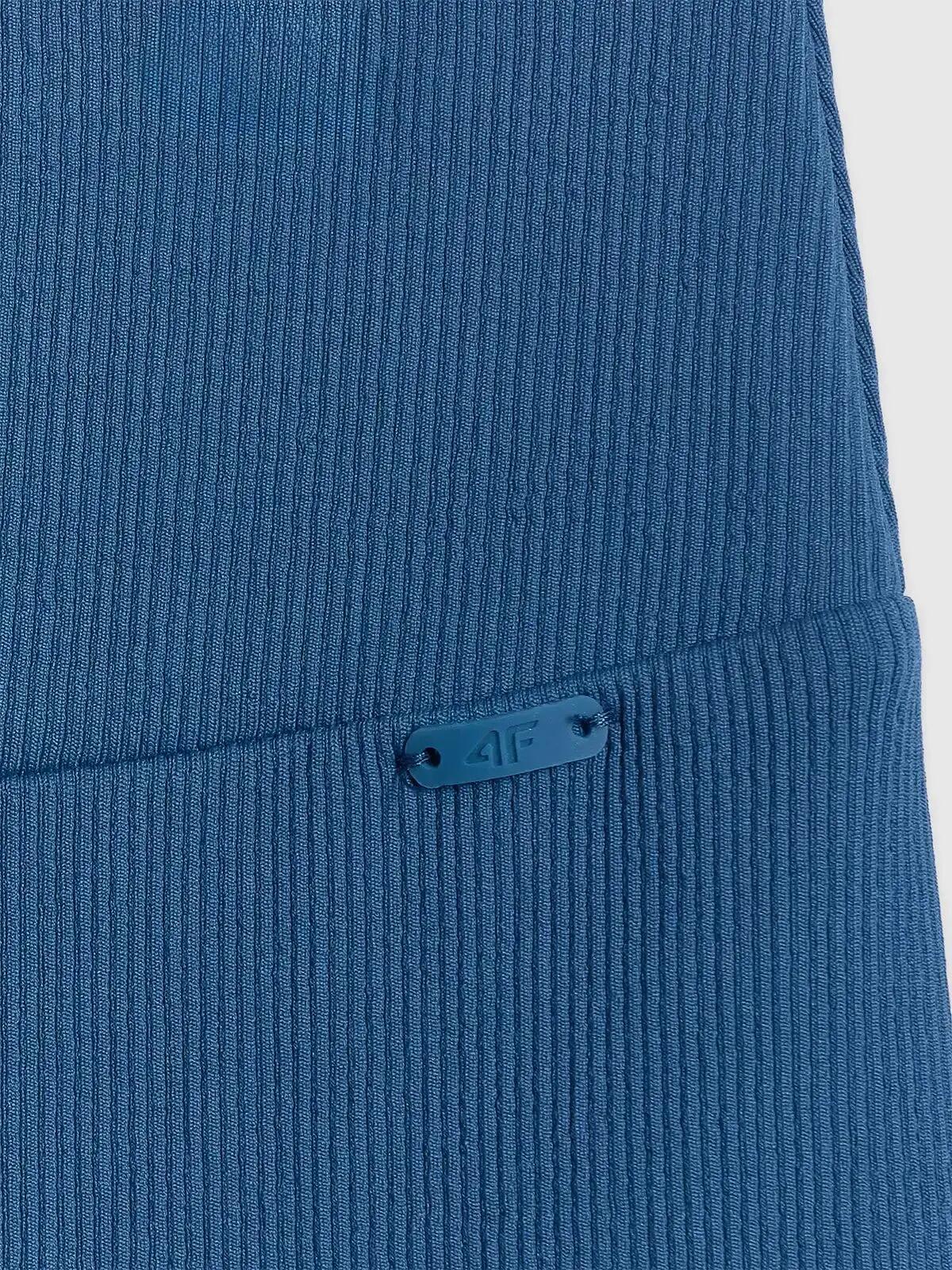 SPODENKI DAMSKIE 4F LEGGINSY KRÓTKIE KOLARKI  KRÓTKIE KOLOR ZIELONY 6/7