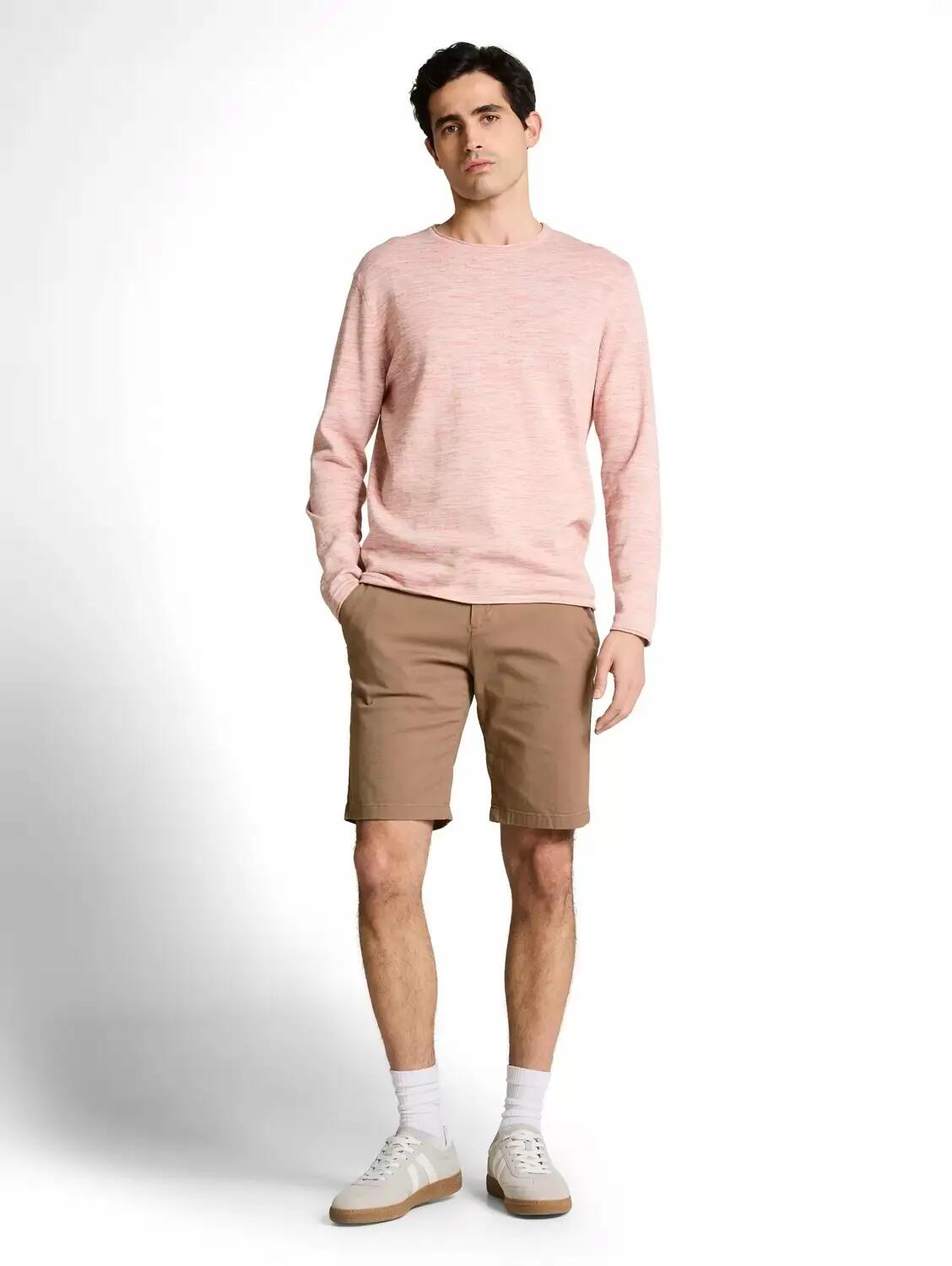 SPODENKI MĘSKIE KRÓTKIE BERMUDY TOM TAILOR SLIM CHINO BRĄZOWE KRÓTKIE 5/7