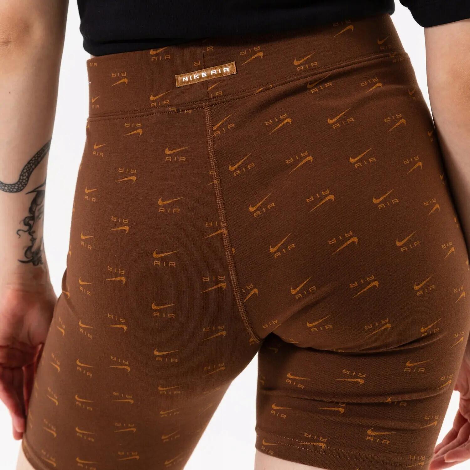 SPODENKI DAMSKIE LEGGINSY KRÓTKIE KOLARKI NIKE  KRÓTKIE KOLOR WIELOKOLOROWY 4/5