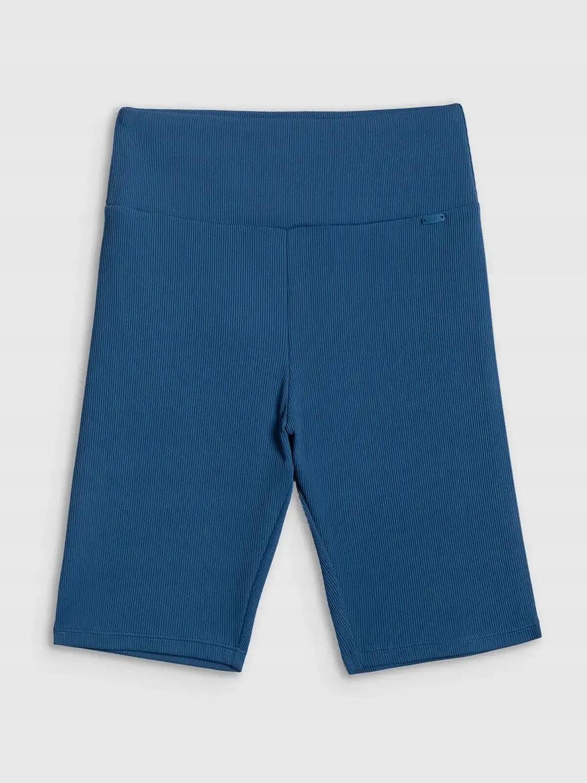 SPODENKI DAMSKIE 4F LEGGINSY KRÓTKIE KOLARKI  KRÓTKIE KOLOR ZIELONY 5/7