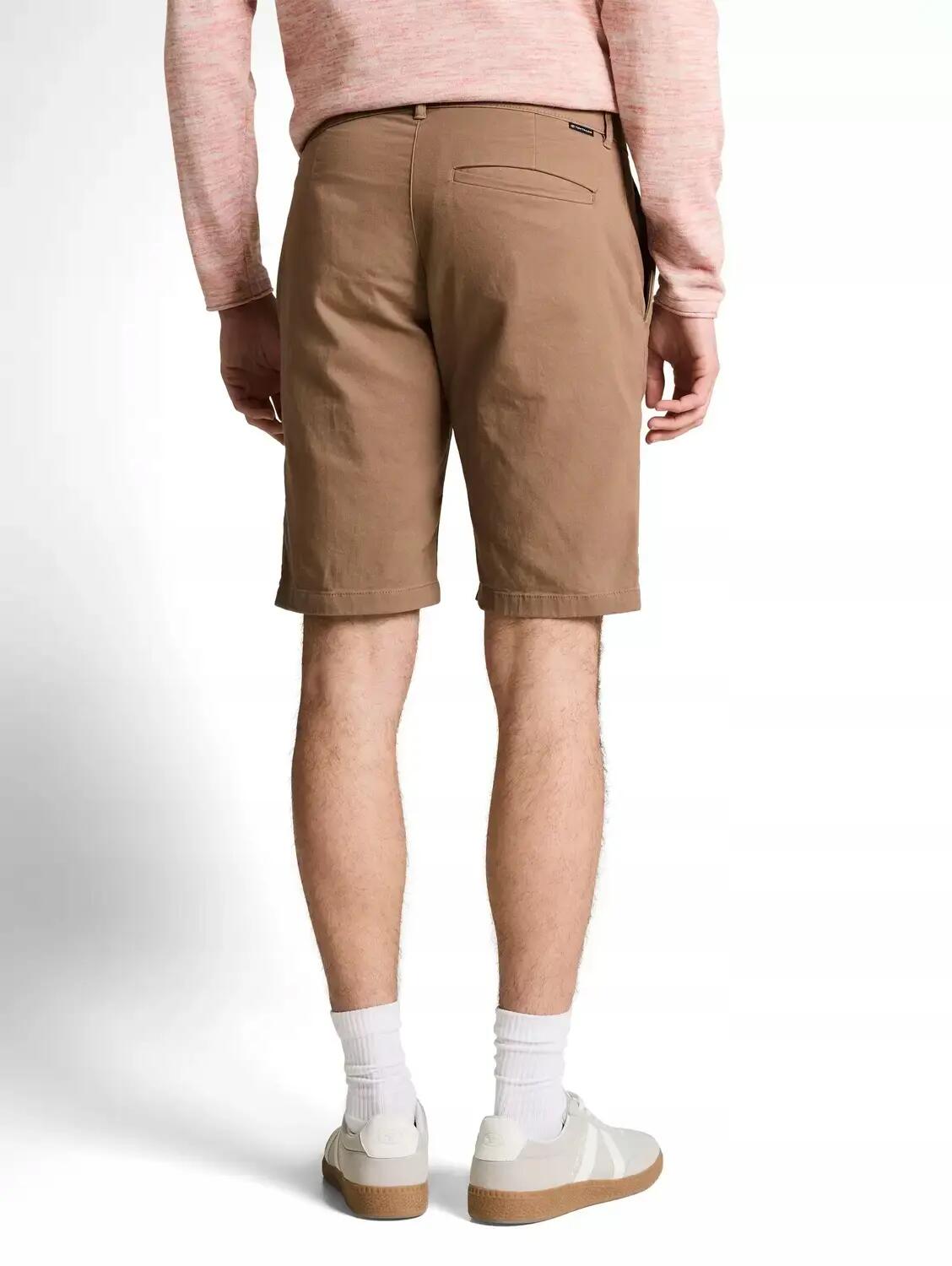 SPODENKI MĘSKIE KRÓTKIE BERMUDY TOM TAILOR SLIM CHINO BRĄZOWE KRÓTKIE 4/7