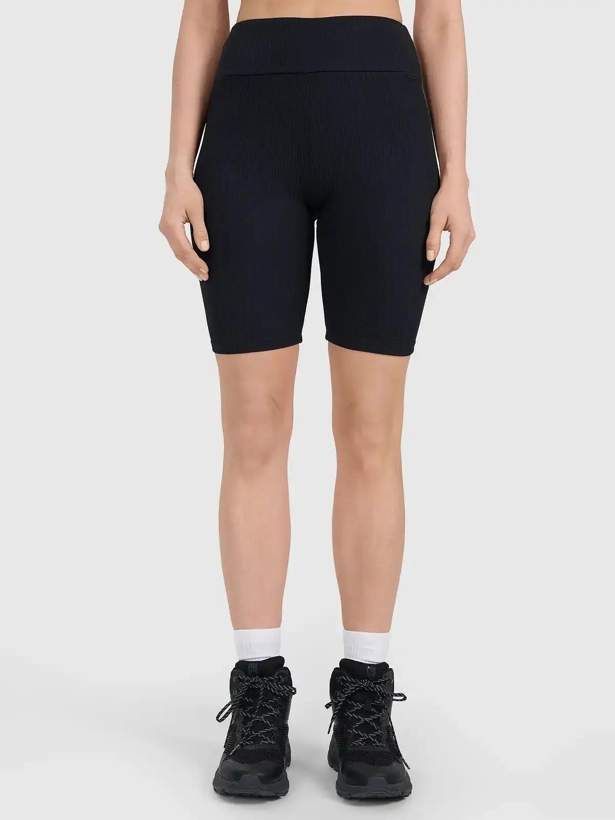SPODENKI DAMSKIE 4F LEGGINSY KRÓTKIE KOLARKI  KRÓTKIE KOLOR CZARNY 2/7