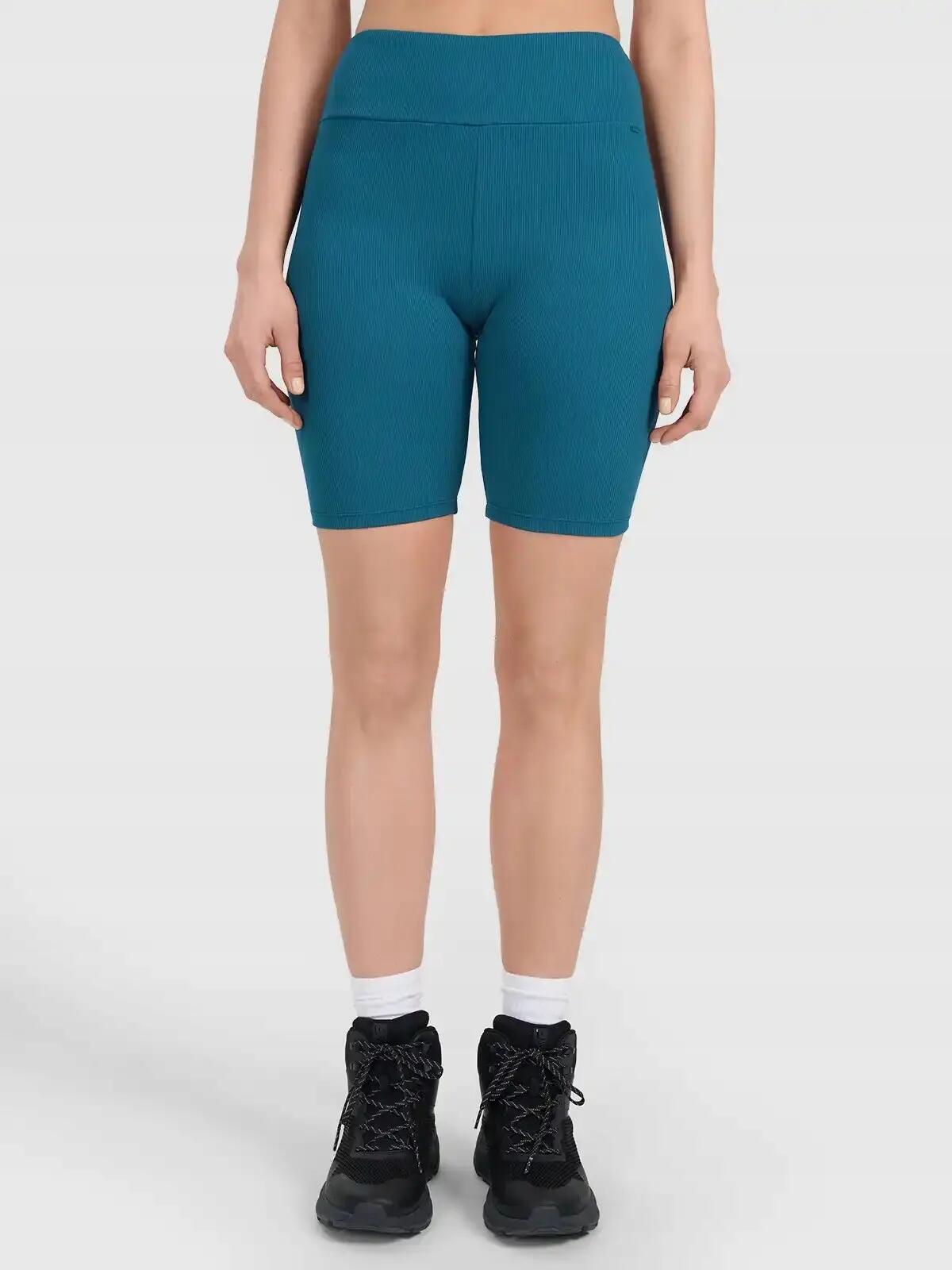 SPODENKI DAMSKIE 4F LEGGINSY KRÓTKIE KOLARKI  KRÓTKIE KOLOR ZIELONY 2/7