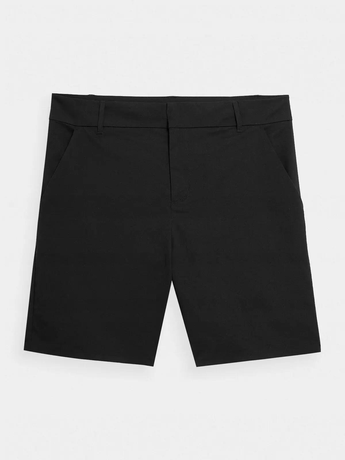 SPODENKI MĘSKIE CASUAL 4F LEWANDOWSKI RL9 TSHOM031   PRZED KOLANO KOLOR CZARNY 2/9