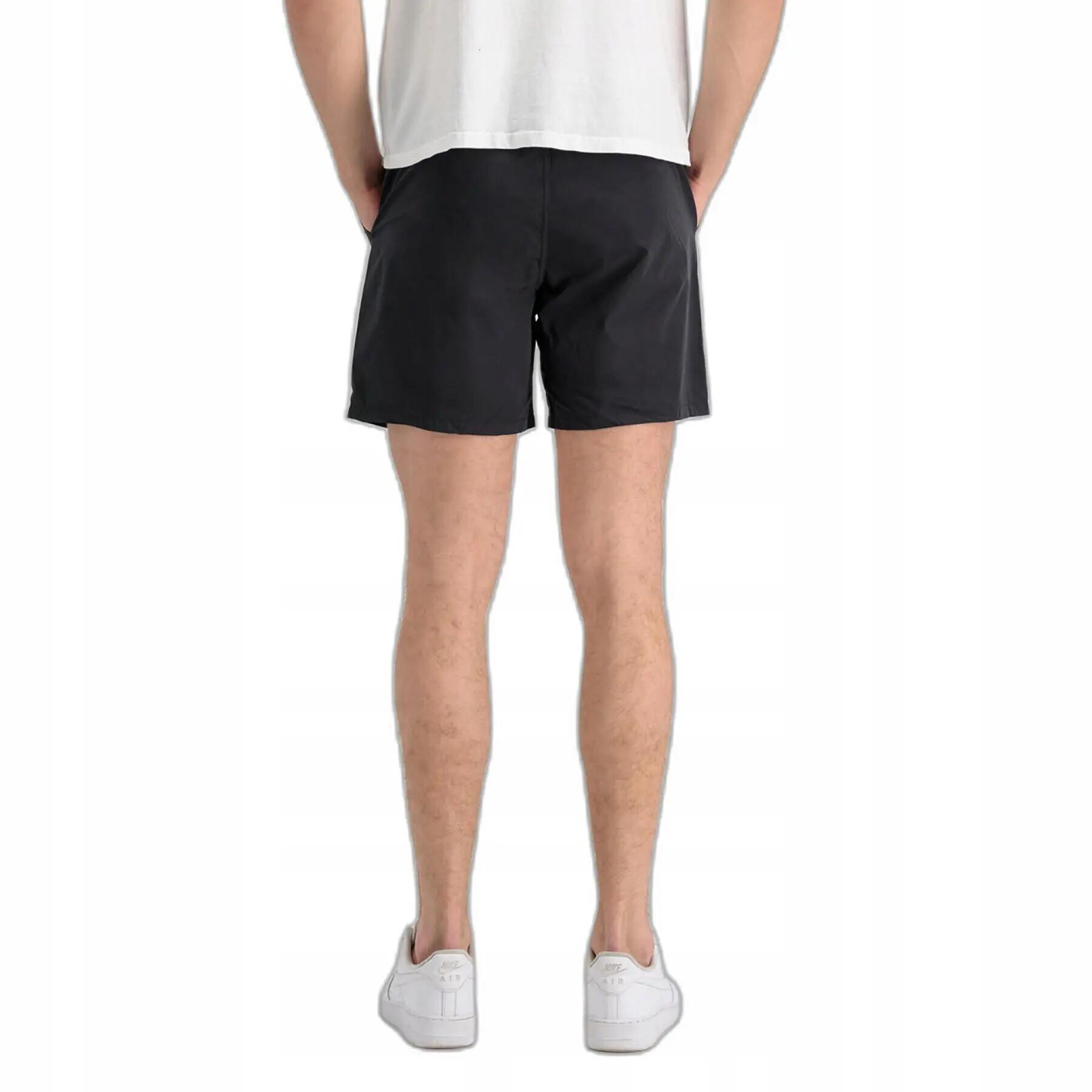 MĘSKIE SPODENKI SPORTOWE ALPHA NYLON JOGGER SHORT PRZED KOLANO CZARNE 4/5