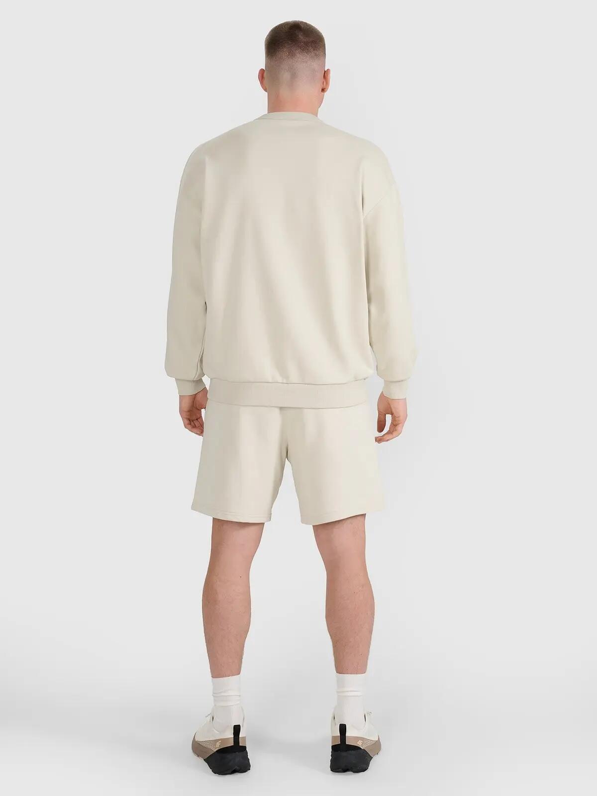 SPODENKI UNISEX 4F DRESOWE BAWEŁNIANE SPORTSTYLE TSHOU544   KRÓTKIE KOLOR BEŻOWY 9/13