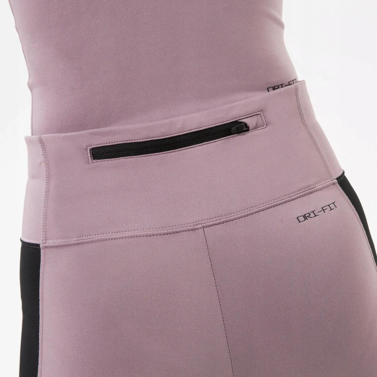 SPODENKI DASMKIE LEGGINSY KRÓTKIE KOLARKI NIKE  KRÓTKIE KOLOR FIOLETOWY 5/6