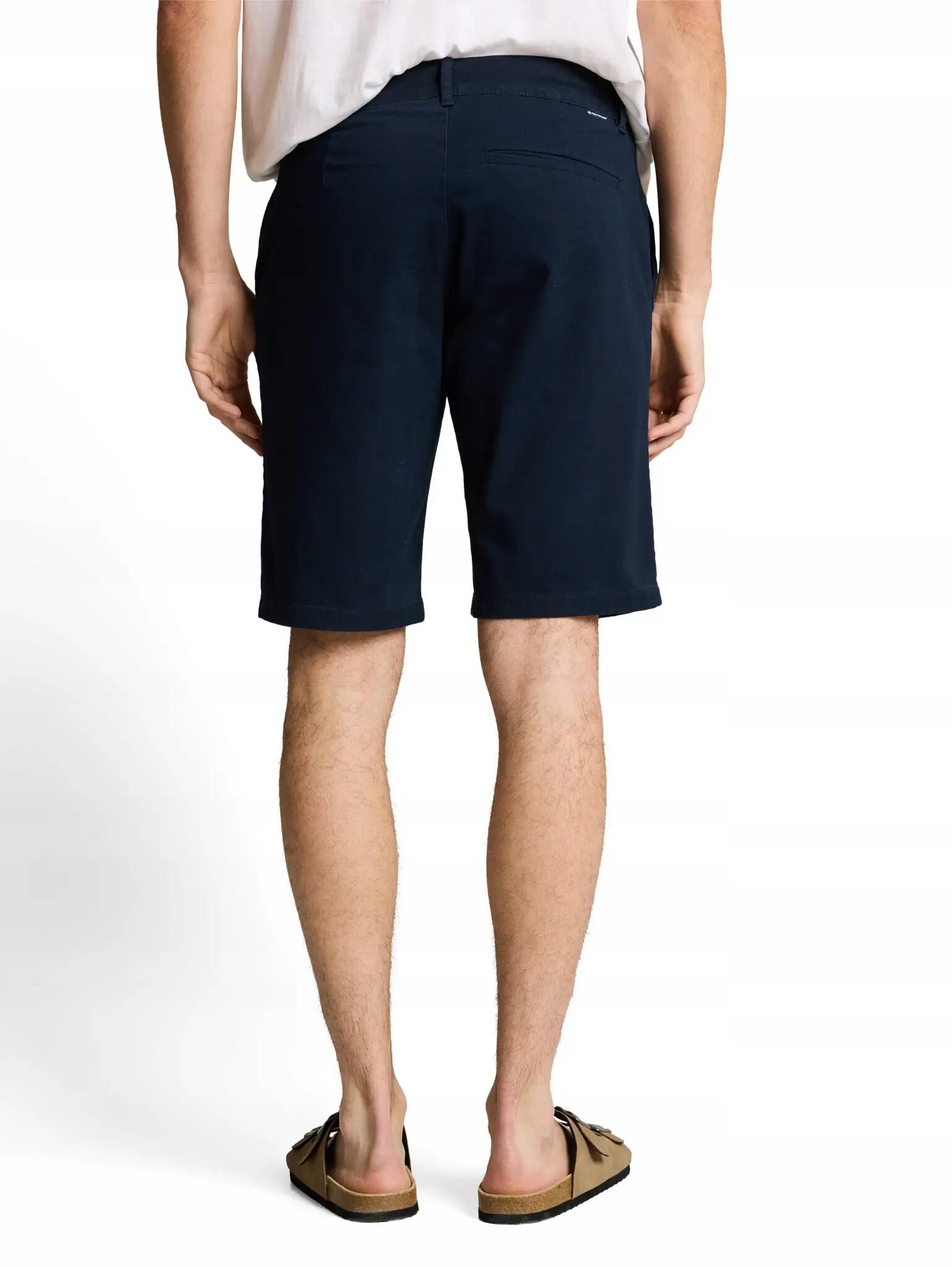 SPODENKI MĘSKIE KRÓTKIE BERMUDY TOM TAILOR SLIM CHINO GRANATOWE KRÓTKIE 4/7