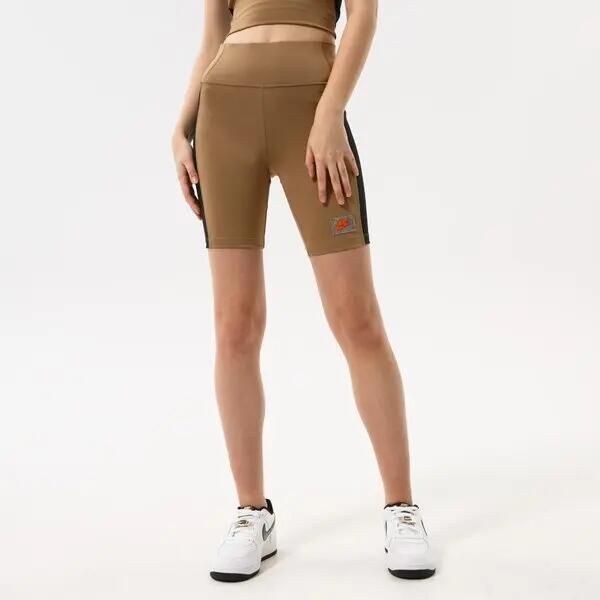 SPODENKI DASMKIE LEGGINSY KRÓTKIE KOLARKI NIKE  KRÓTKIE KOLOR BEŻOWY 2/5