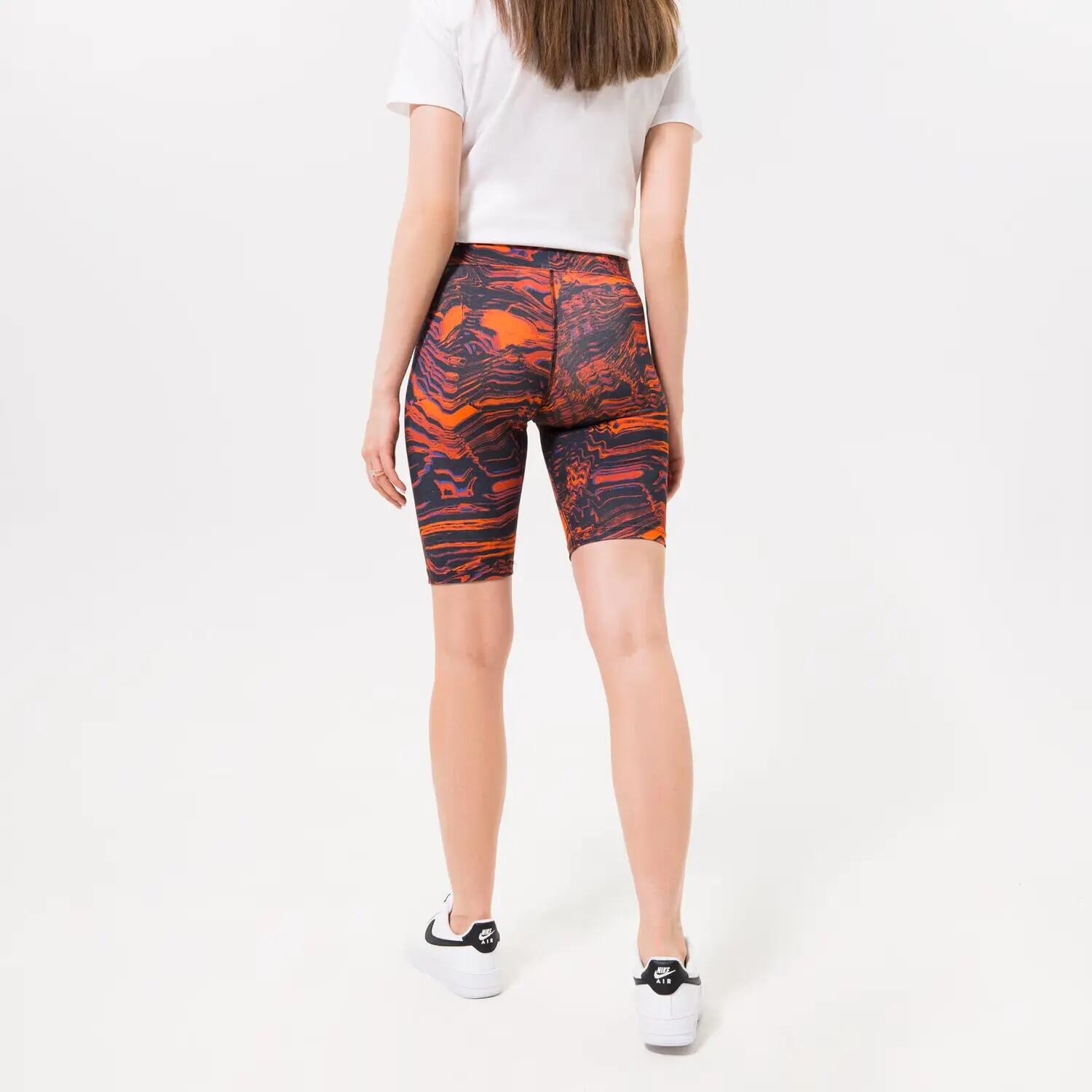 SPODENKI DASMKIE LEGGINSY KRÓTKIE KOLARKI NIKE  KRÓTKIE KOLOR WIELOKOLOROWY 3/5