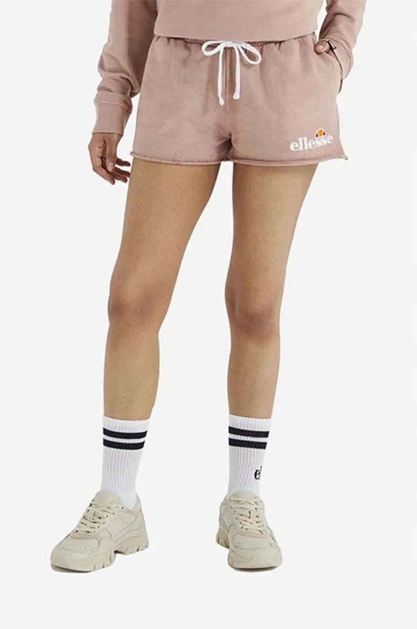 SPODENKI DAMSKIE SZORTY ELLESSE    KRÓTKIE KOLOR RÓŻOWY 2/4