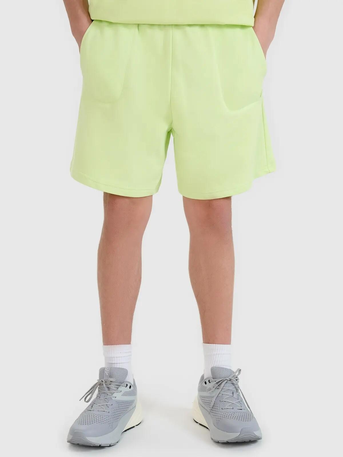 SPODENKI UNISEX 4F DRESOWE BAWEŁNIANE SPORTSTYLE KRÓTKIE KOLOR ZIELONY 4/13