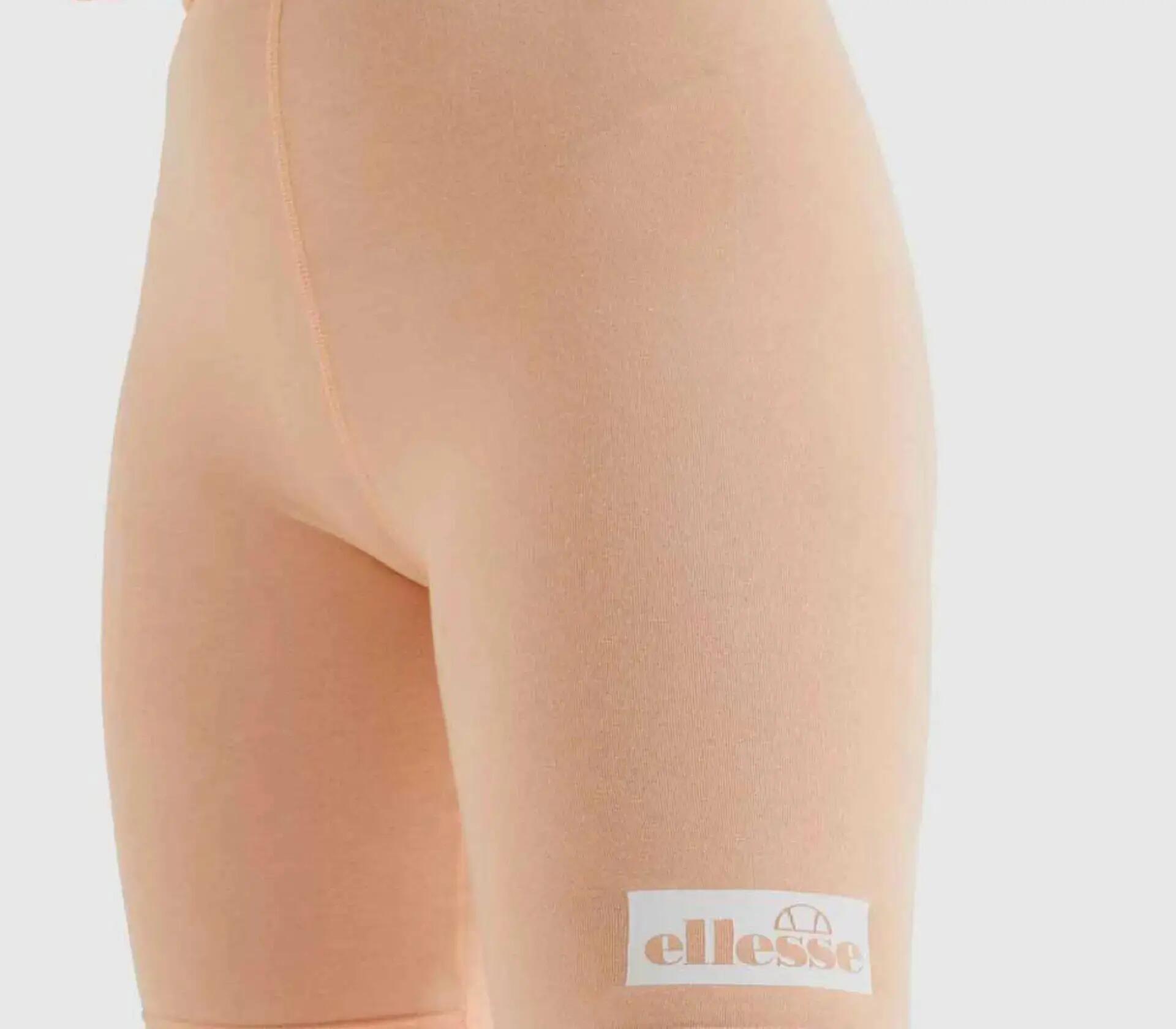 SPODENKI DAMSKIE LEGGINSY KRÓTKIE KOLARKI ELLESSE  KRÓTKIE KOLOR POMARAŃCZOWY 2/4
