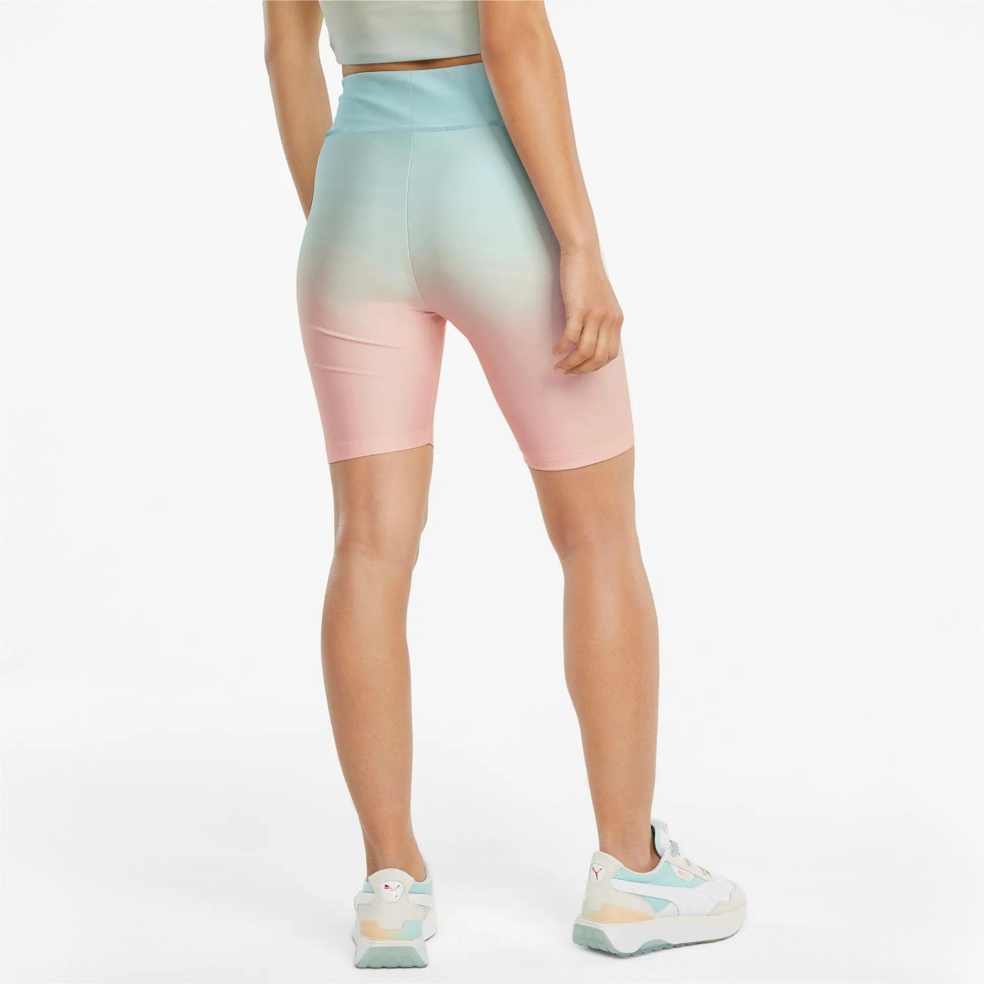 SPODENKI SPORTOWE KRÓTKIE DAMSKIE PUMA-SZORTY 845842  PRZED KOLANO KOLOR RÓŻOWY 2/3