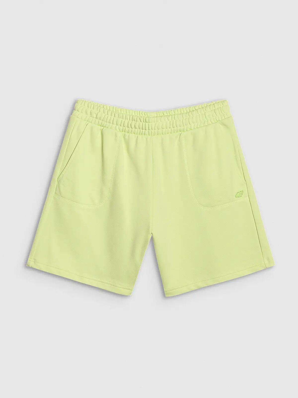 SPODENKI UNISEX 4F DRESOWE BAWEŁNIANE SPORTSTYLE KRÓTKIE KOLOR ZIELONY 11/13