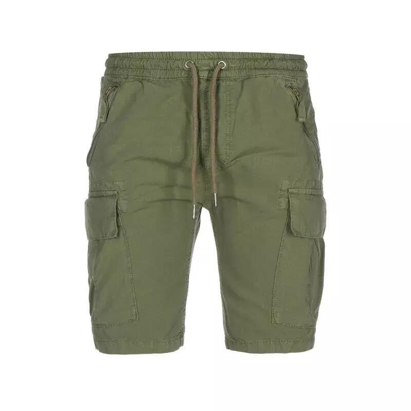 MĘSKIE SPODENKI ALPHA INDUSTRIES RIPSTOP JOGGER SHORT PRZED KOLANO ZIELONE 4/6