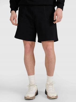 SPODENKI UNISEX 4F DRESOWE BAWEŁNIANE SPORTSTYLE TSHOU544 KRÓTKIE KOLOR CZARNY