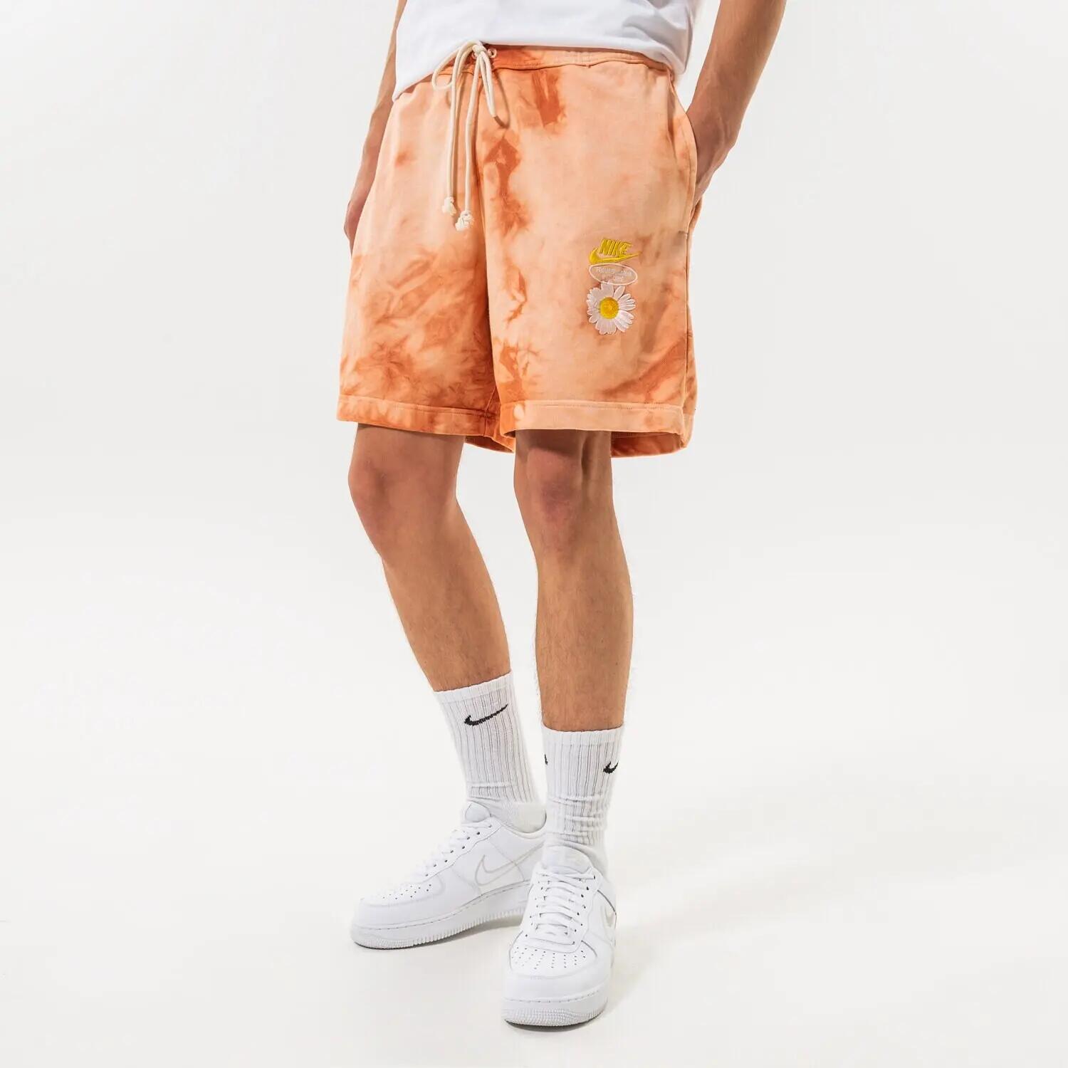 SZORTY MĘSKIE KRÓTKIE SPODENKI NIKE   PRZED KOLANO KOLOR POMARAŃCZOWY 2/5