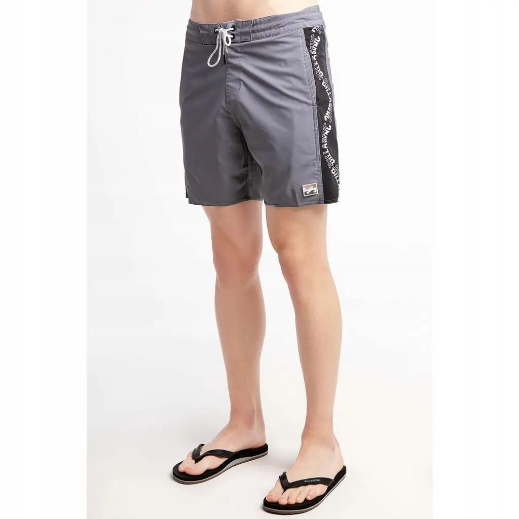 SPODENKI MĘSKIE BILLABONG SPORTOWE BD-2BIP2-0909-33   PRZED KOLANO KOLOR SZARY 1/4
