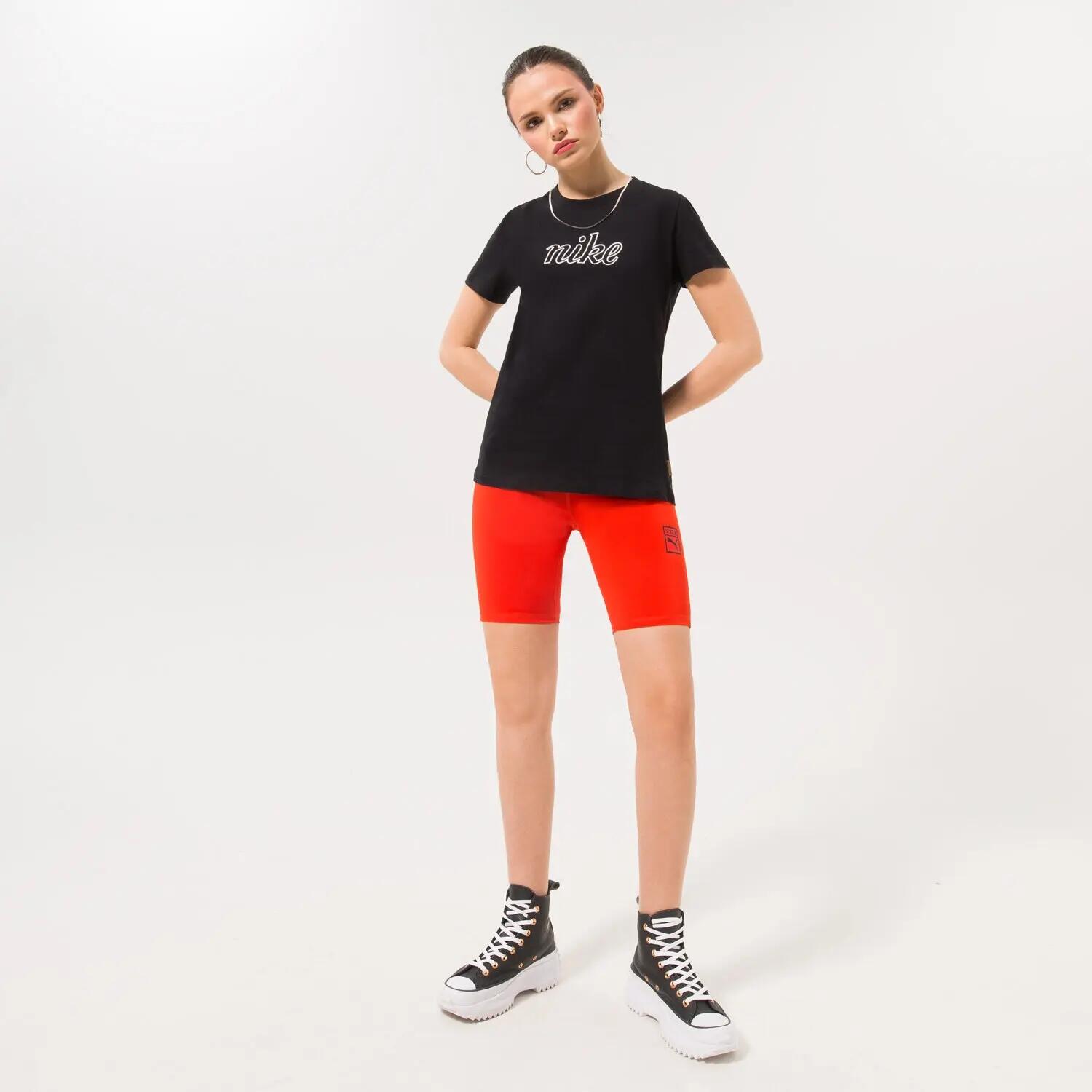 LEGGINSY DAMSKIE SZORTY KRÓTKIE PUMA  VOGUE TIGHT SHORTS PRZED KOLANO CZERWONE 4/5
