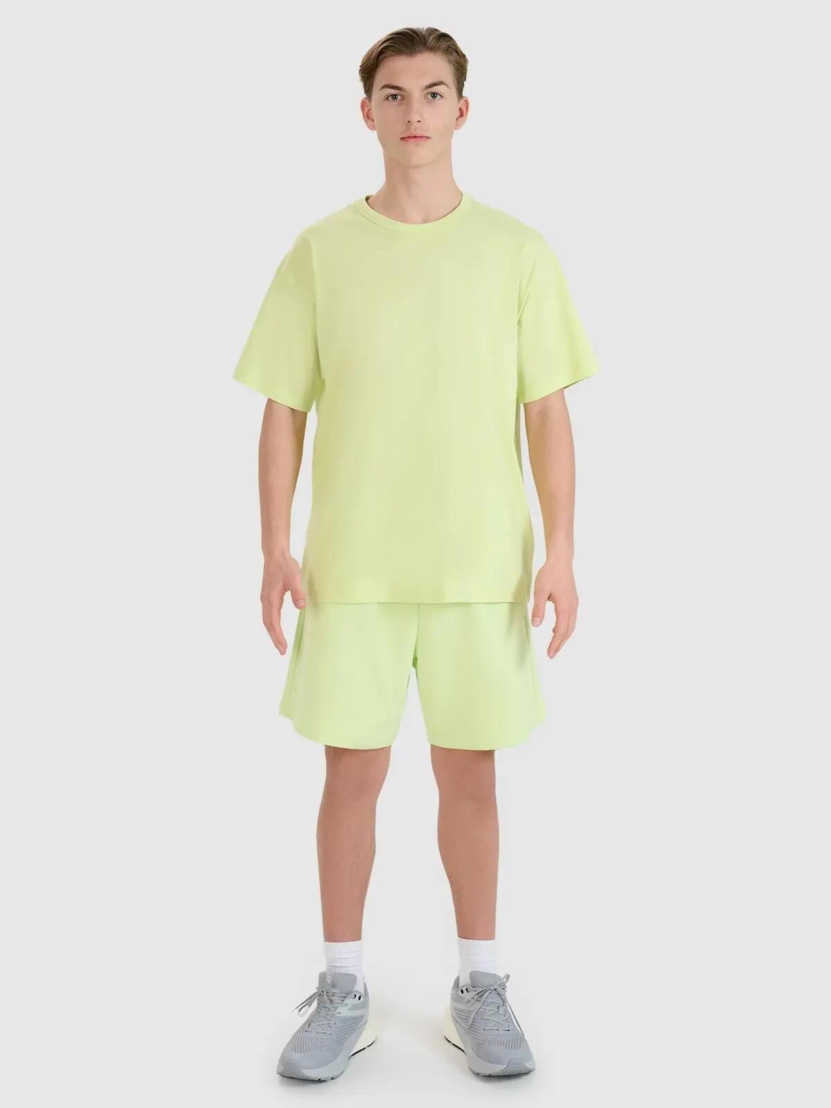 SPODENKI UNISEX 4F DRESOWE BAWEŁNIANE SPORTSTYLE KRÓTKIE KOLOR ZIELONY 9/13