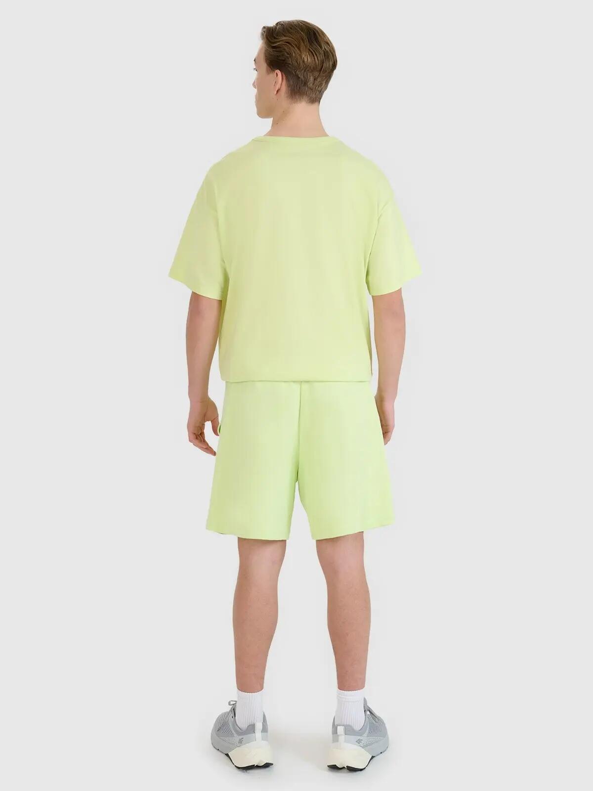 SPODENKI UNISEX 4F DRESOWE BAWEŁNIANE SPORTSTYLE KRÓTKIE KOLOR ZIELONY 7/13