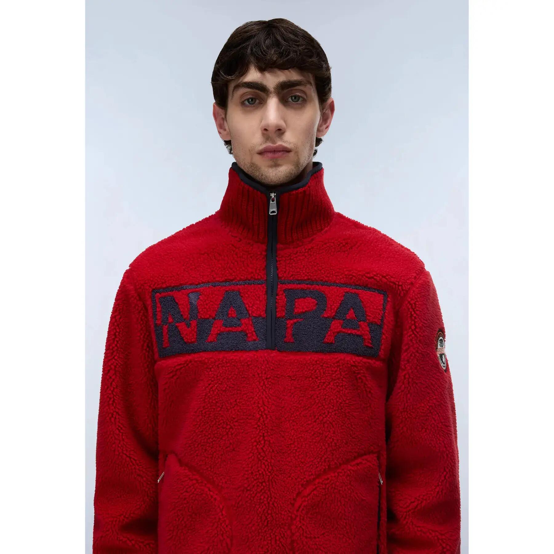 Chaqueta con capucha de forro polar con cremallera Napapijri Archive 7/7