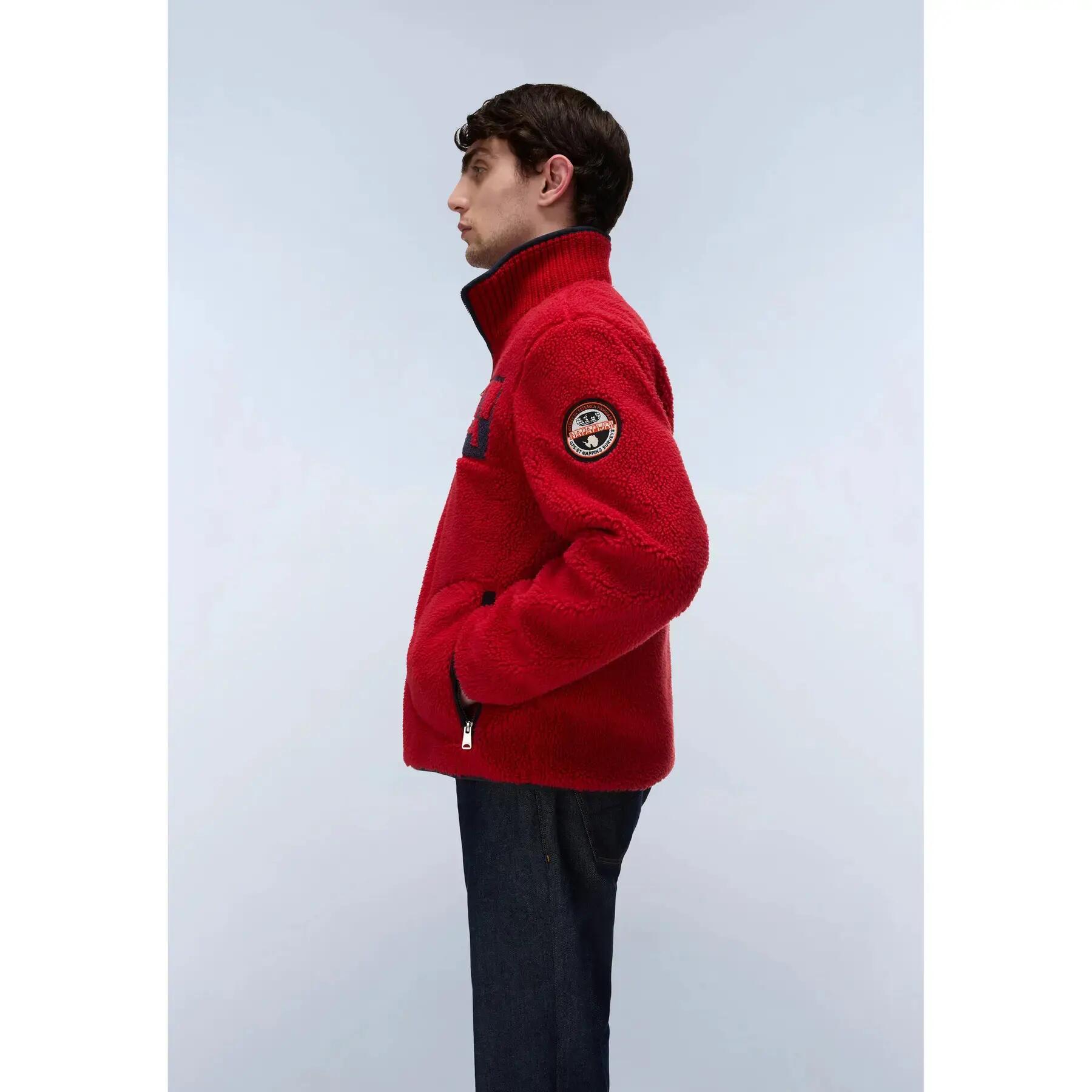 Chaqueta con capucha de forro polar con cremallera Napapijri Archive 6/7