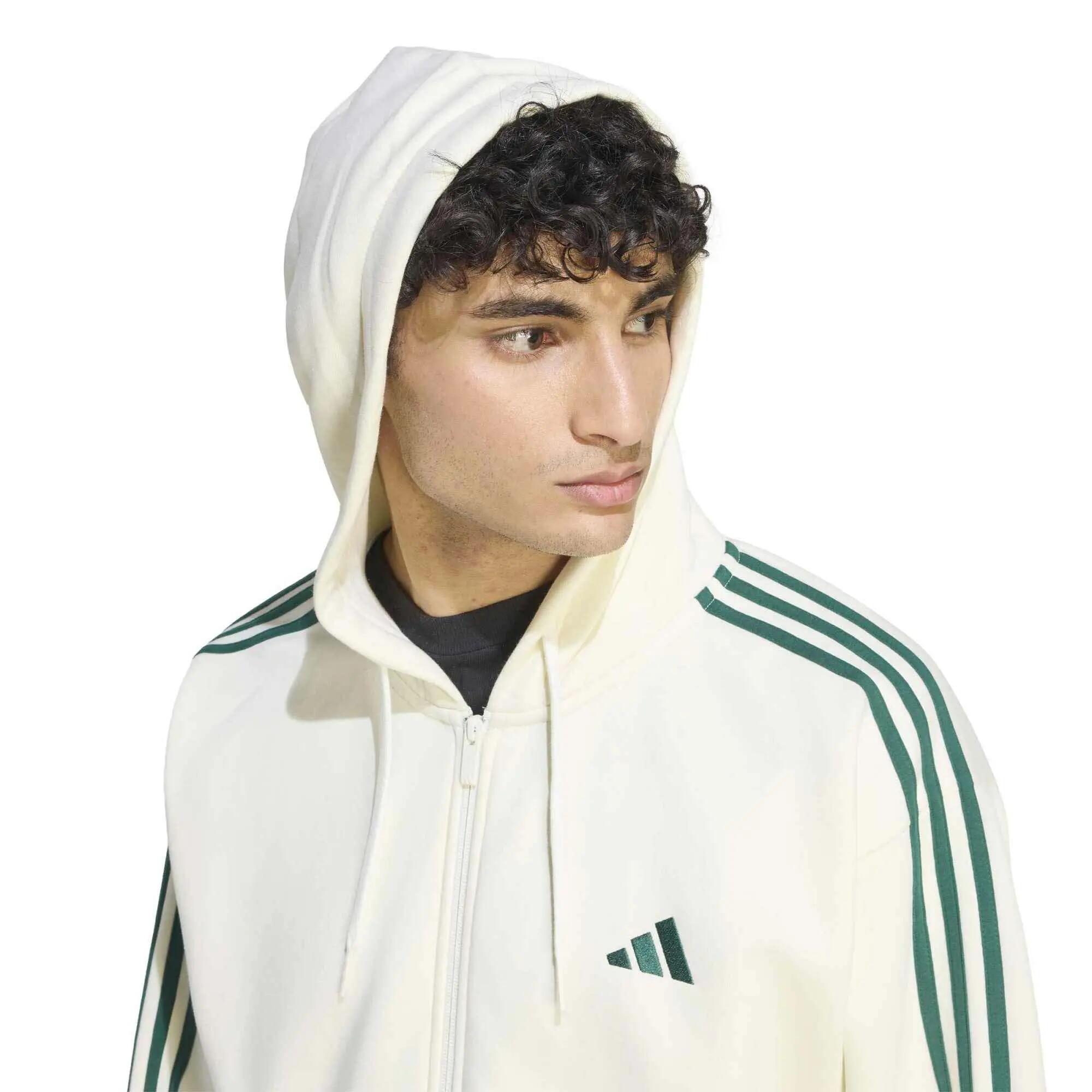 Sweat Adidas Sport M 3S Fl Fz Hd Adulte 5/5