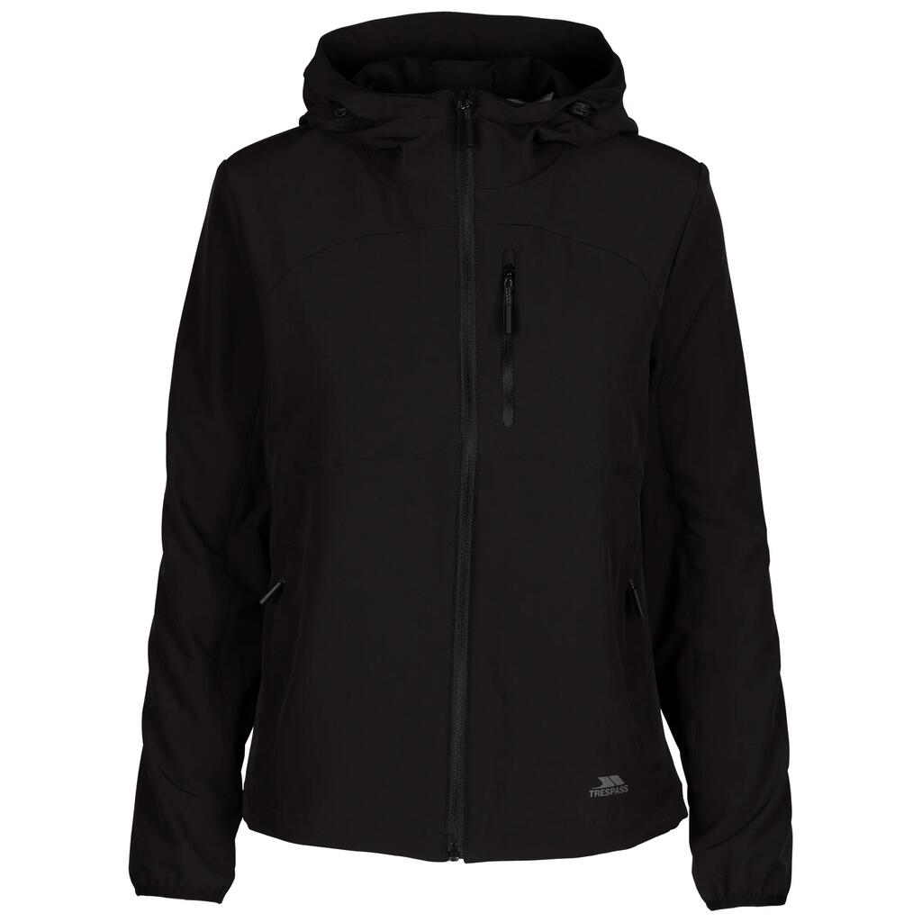 Womens Waterpoof Jacket Kalady - Hooded Raincoat with Zip Pockets