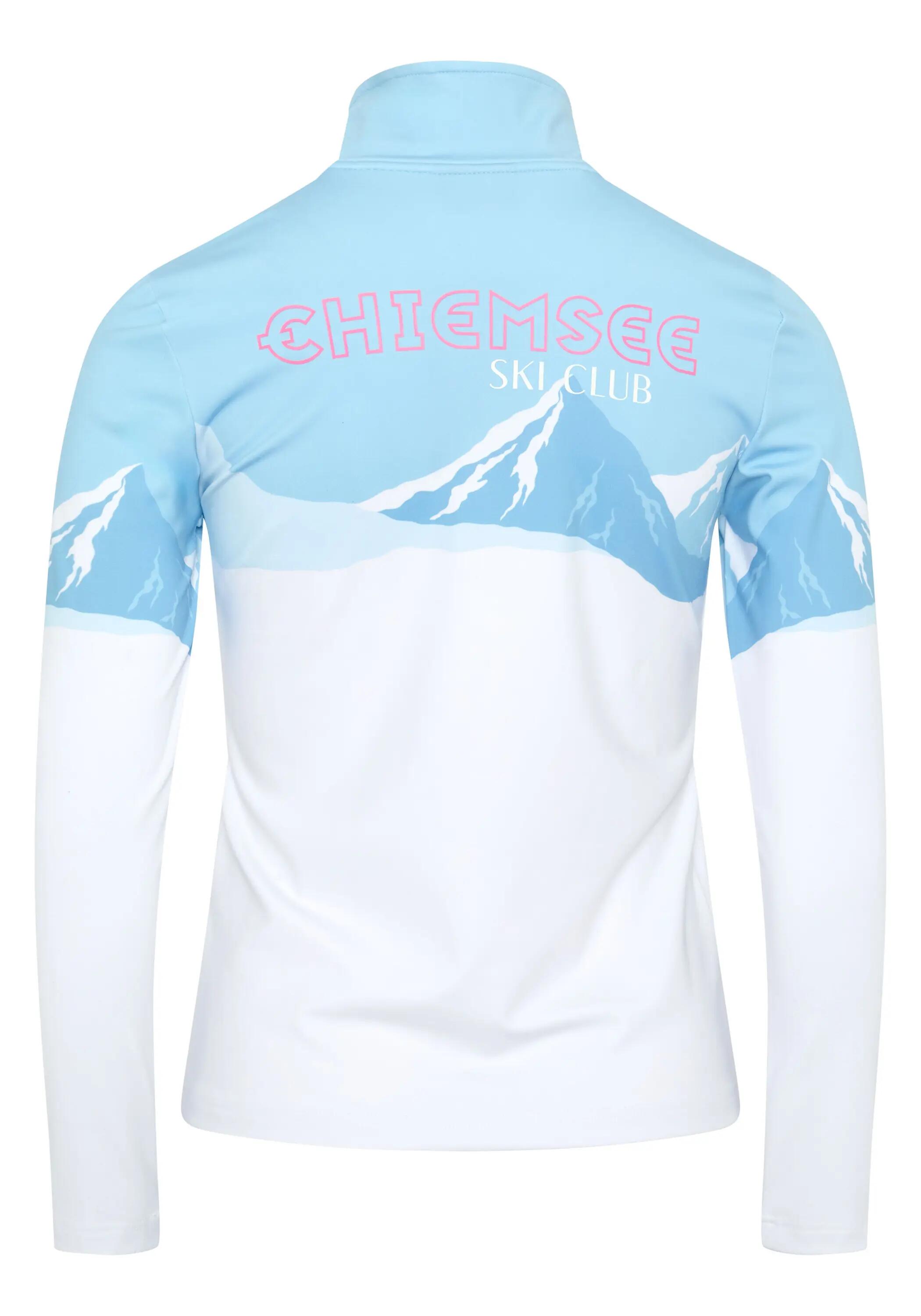 Fleecepullover mit großem Bergenmotiv 2/6