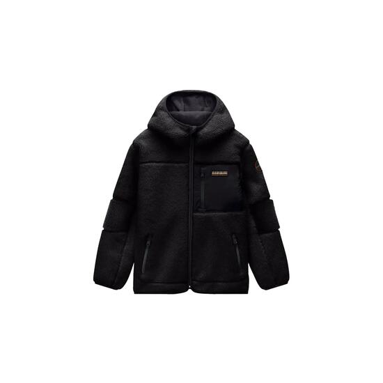 Giacca con cappuccio con zip per bambini Napapijri Yupik