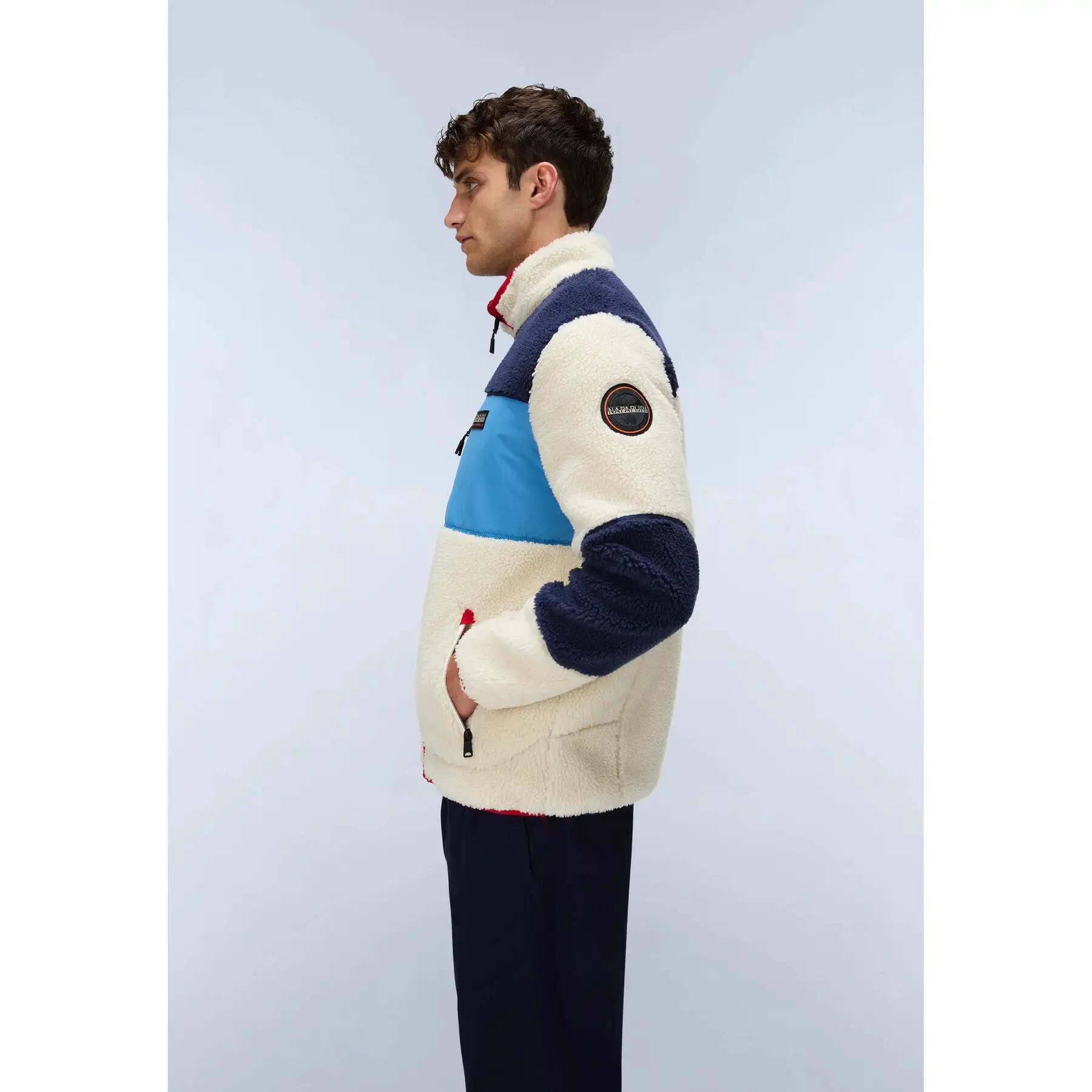 Giacca oversize da donna con zip Napapijri Yupik 5/7
