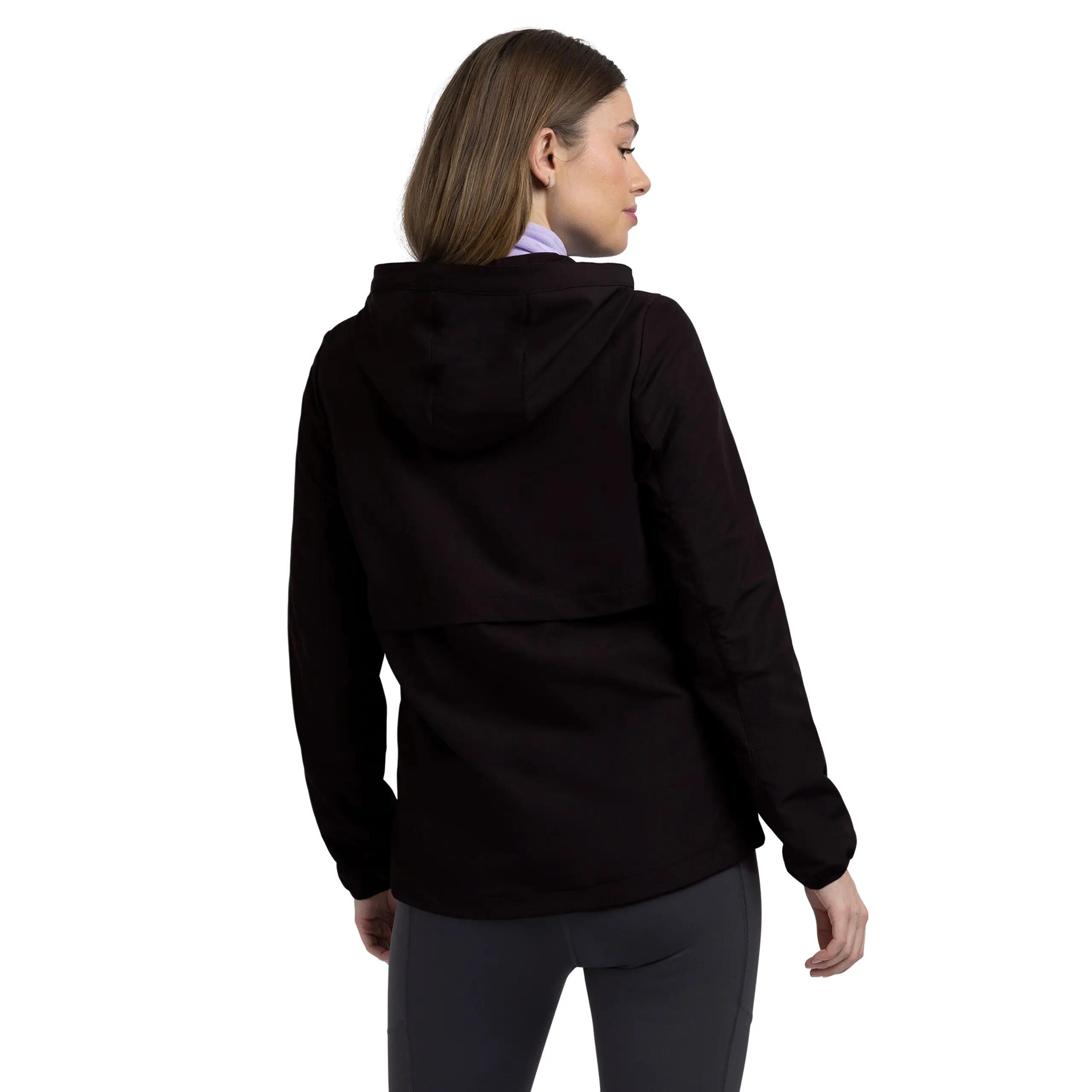 Womens Adjustable Grown On Hood With 2 Zip Pockets Jacket - Kalady 5/5