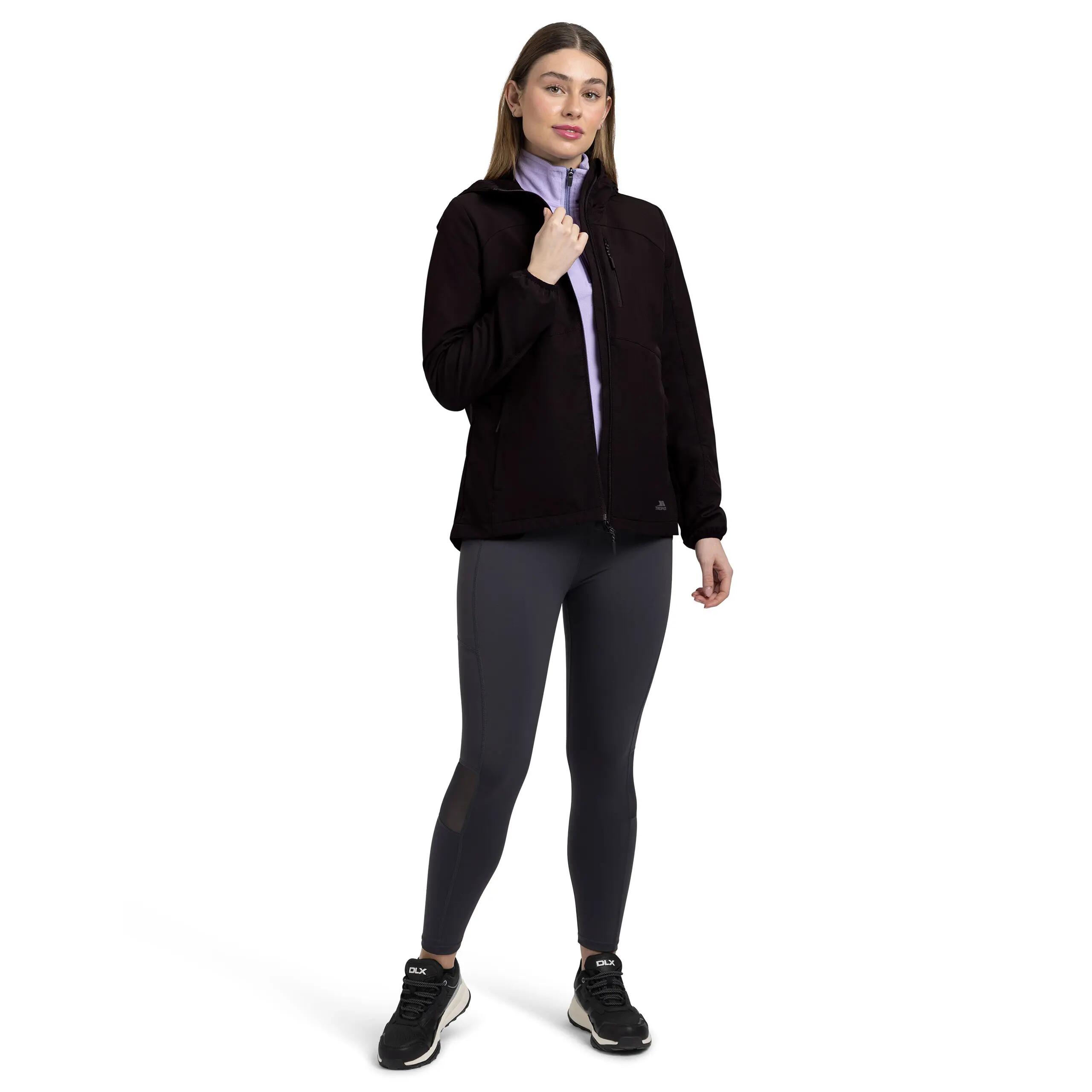 Womens Adjustable Grown On Hood With 2 Zip Pockets Jacket - Kalady 4/5