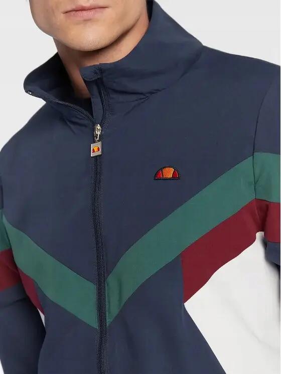 BLUZA MĘSKA BEZ KAPTURA ELLESSE ROZPINANA NONNO TRACK TOP NAVY  KOLOR NIEBIESKI 4/6