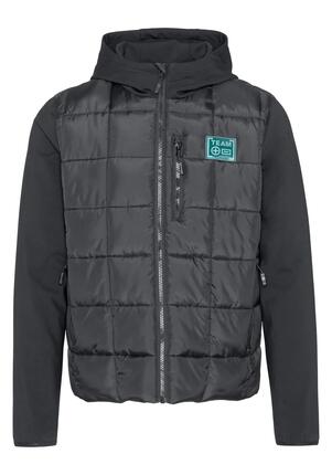 Jacke mit gestepptem Mittelbereich