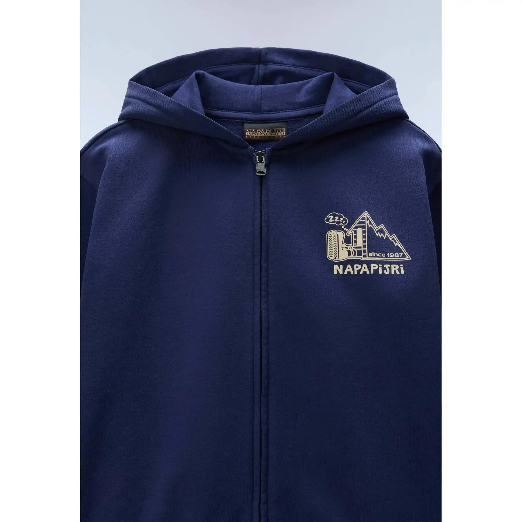 Sweatshirt à capuche zippé enfant Napapijri Acadia 3/3