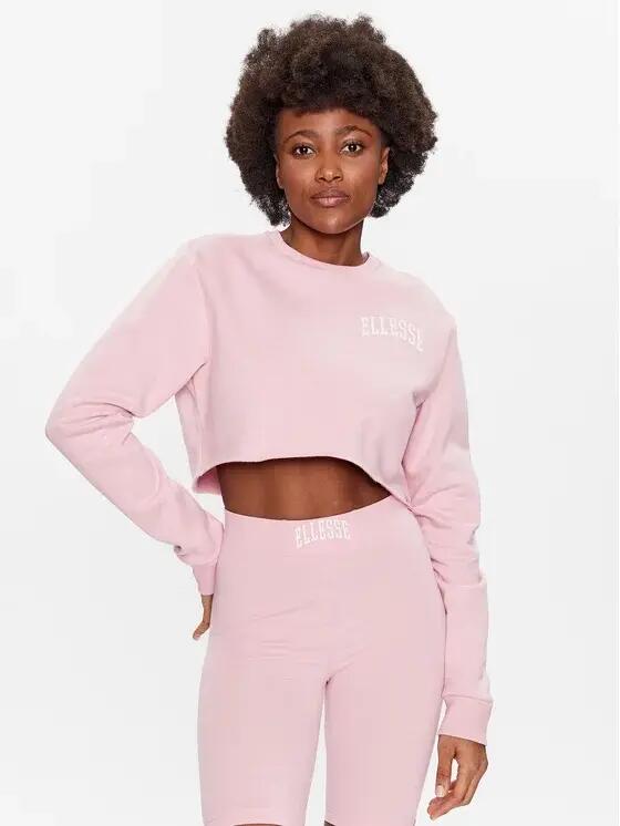 ELLESSE BLUZA DAMSKA BLUZKA TOP CROP KOLOR RÓŻOWY