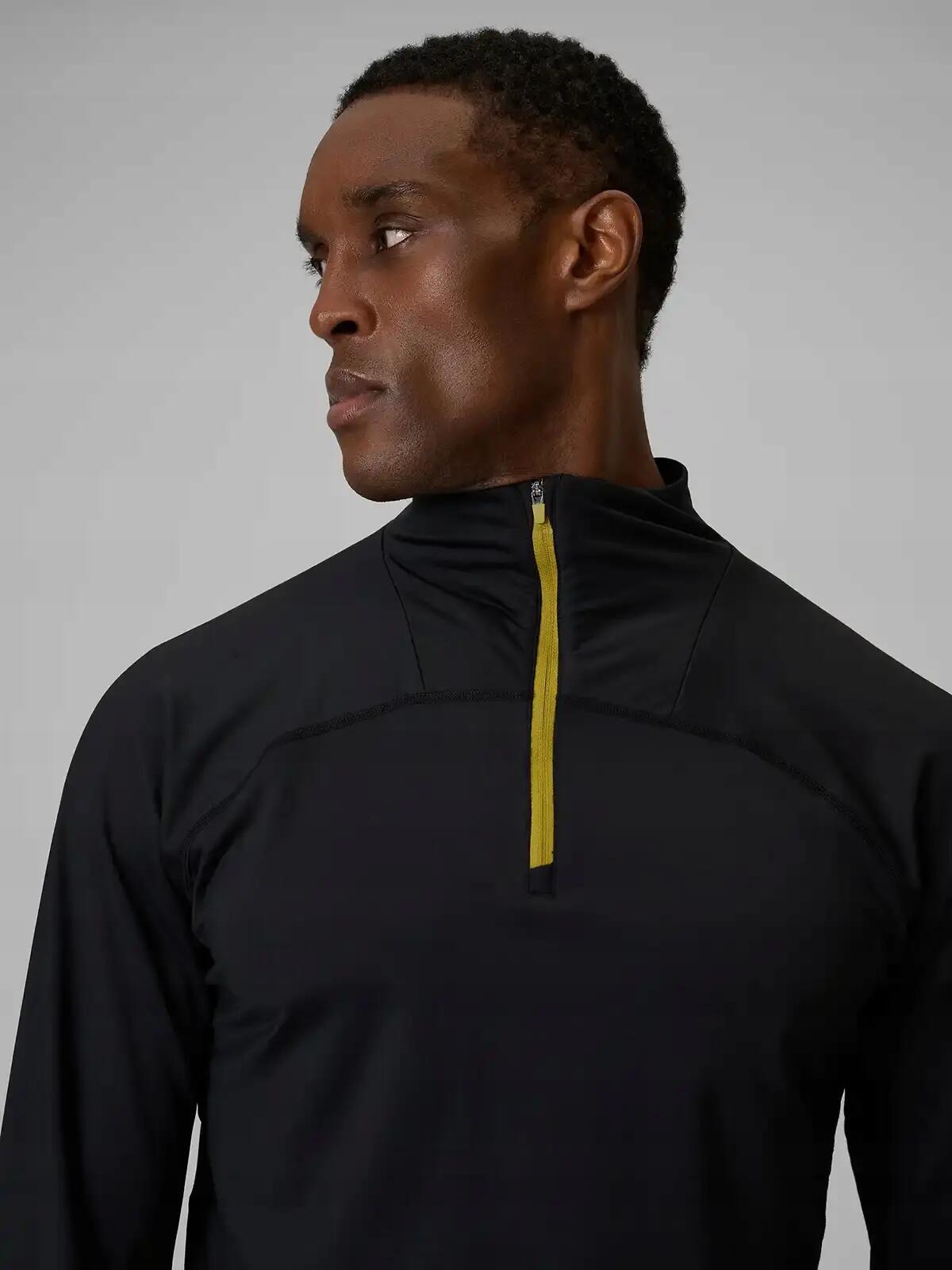 BLUZA MĘSKA TREKKINGOWA SPORTOWA 4F SZYBKOSCHNĄCA M639 SS26 KOLOR CZARNY 7/9
