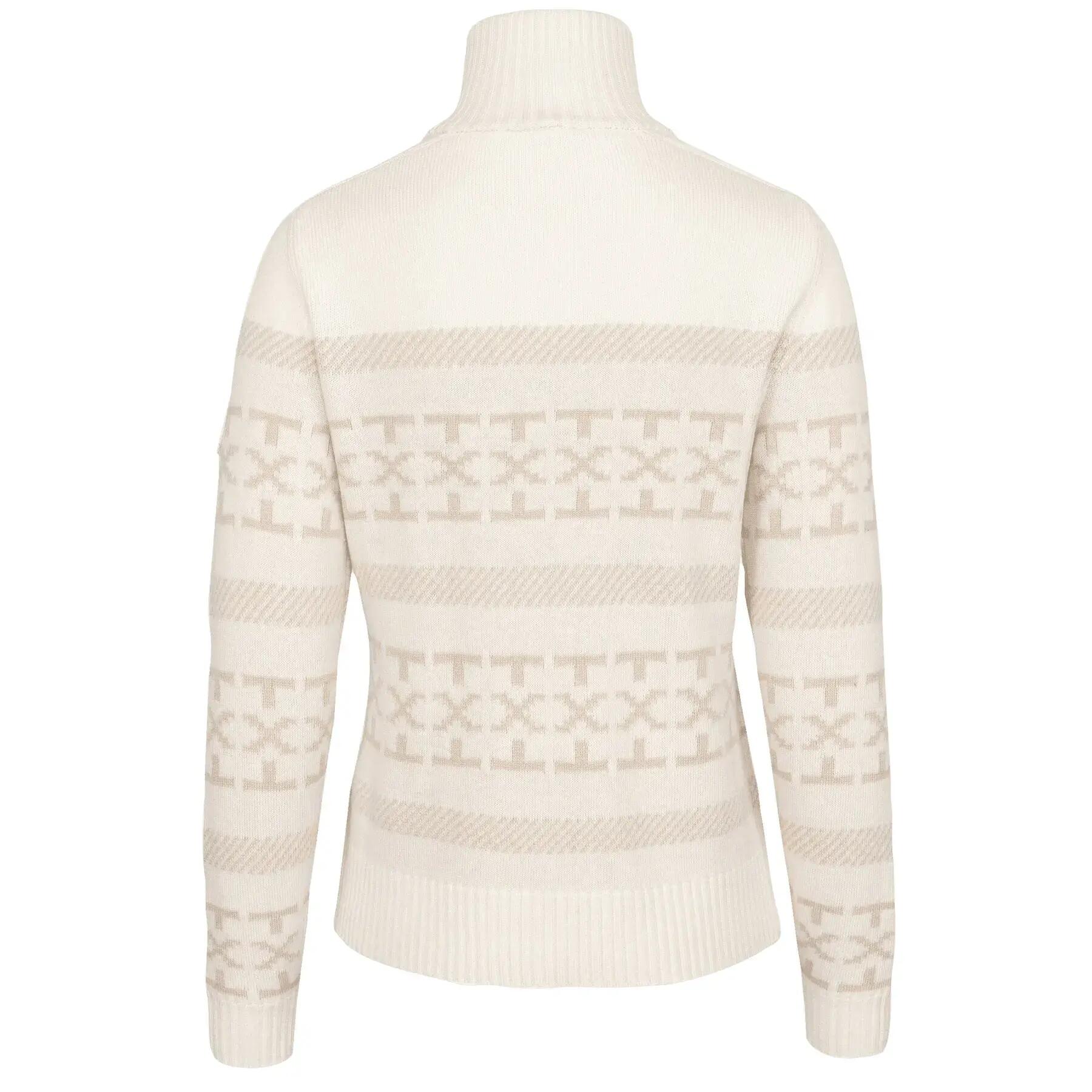Pull 1/2 zip femme Johaug Dalsbygda Woolmix 3/4