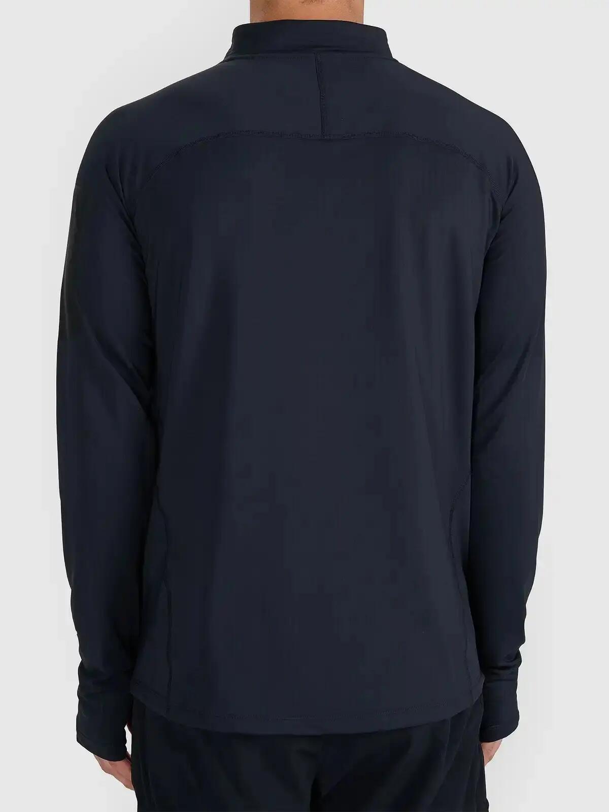 BLUZA MĘSKA TREKKINGOWA SPORTOWA 4F SZYBKOSCHNĄCA M639 SS26 KOLOR CZARNY 6/9
