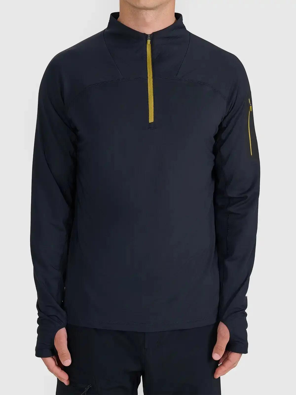 BLUZA MĘSKA TREKKINGOWA SPORTOWA 4F SZYBKOSCHNĄCA M639 SS26 KOLOR CZARNY 5/9