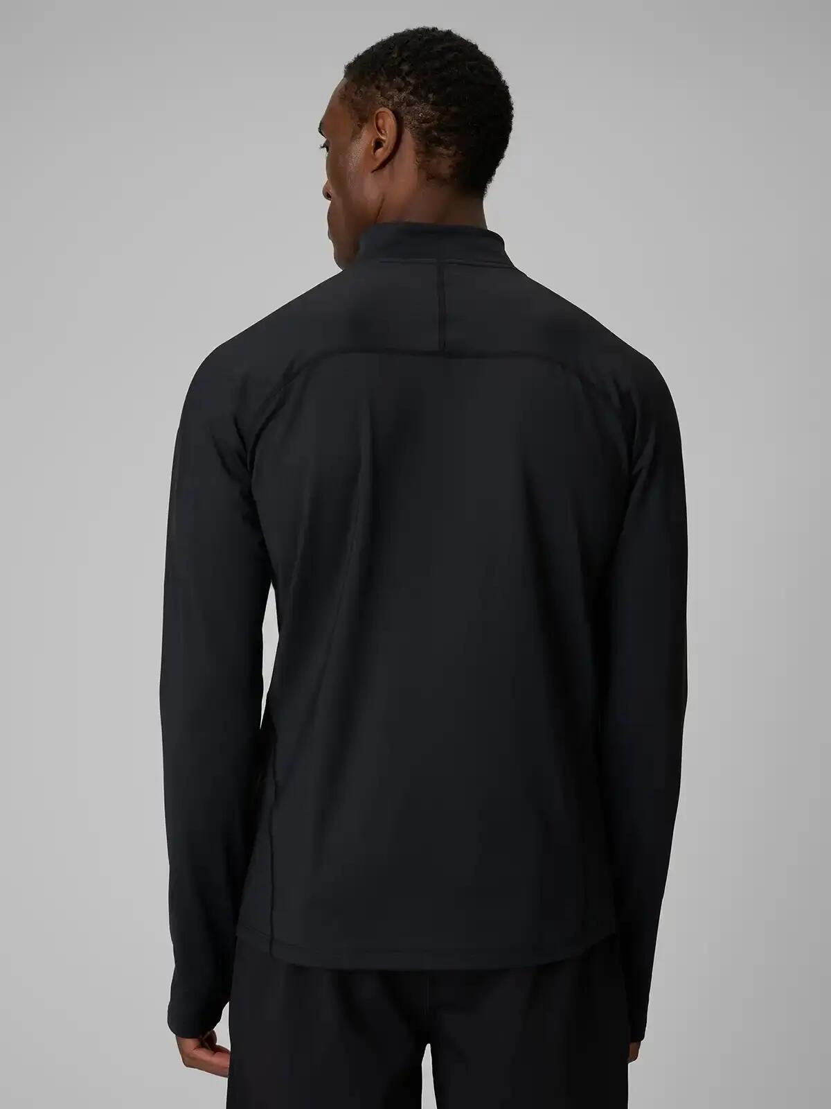 BLUZA MĘSKA TREKKINGOWA SPORTOWA 4F SZYBKOSCHNĄCA M639 SS26 KOLOR CZARNY 3/9