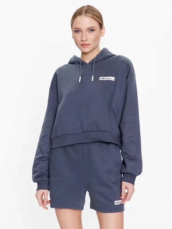 ELLESSE BLUZA DAMSKA Z KAPTUREM SPORTOWA KOLOR NIEBIESKI 1/5