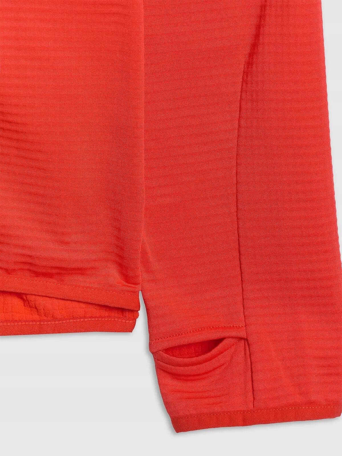 BLUZA MĘSKA 4F SPORTOWA TRENINGOWA SZYBKOSCHNĄCA TFSWM575 XL  KOLOR CZERWONY 10/12